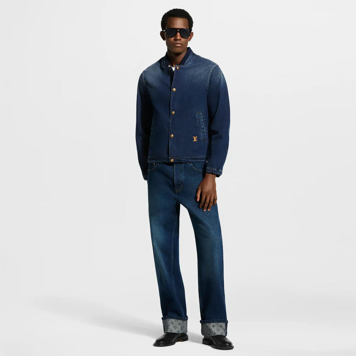 Men's Denim Coach Jacket