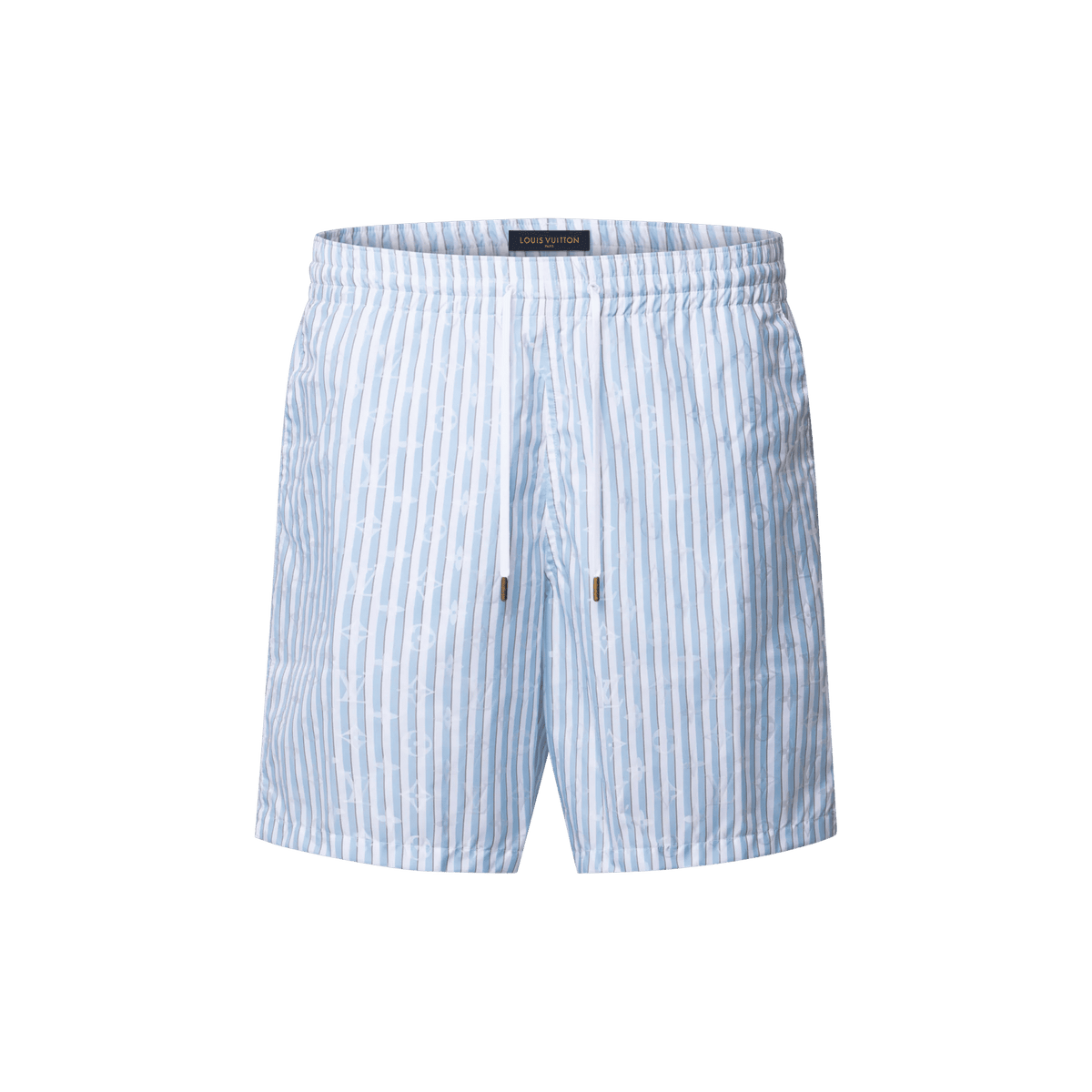 Men's Monogram Striped Swim Shorts
