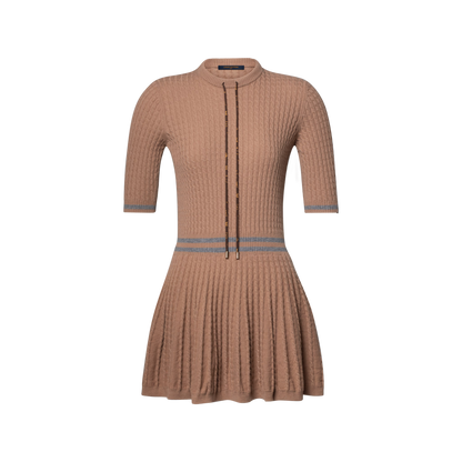 Women's Varsity Stripe Cable Knit Dress