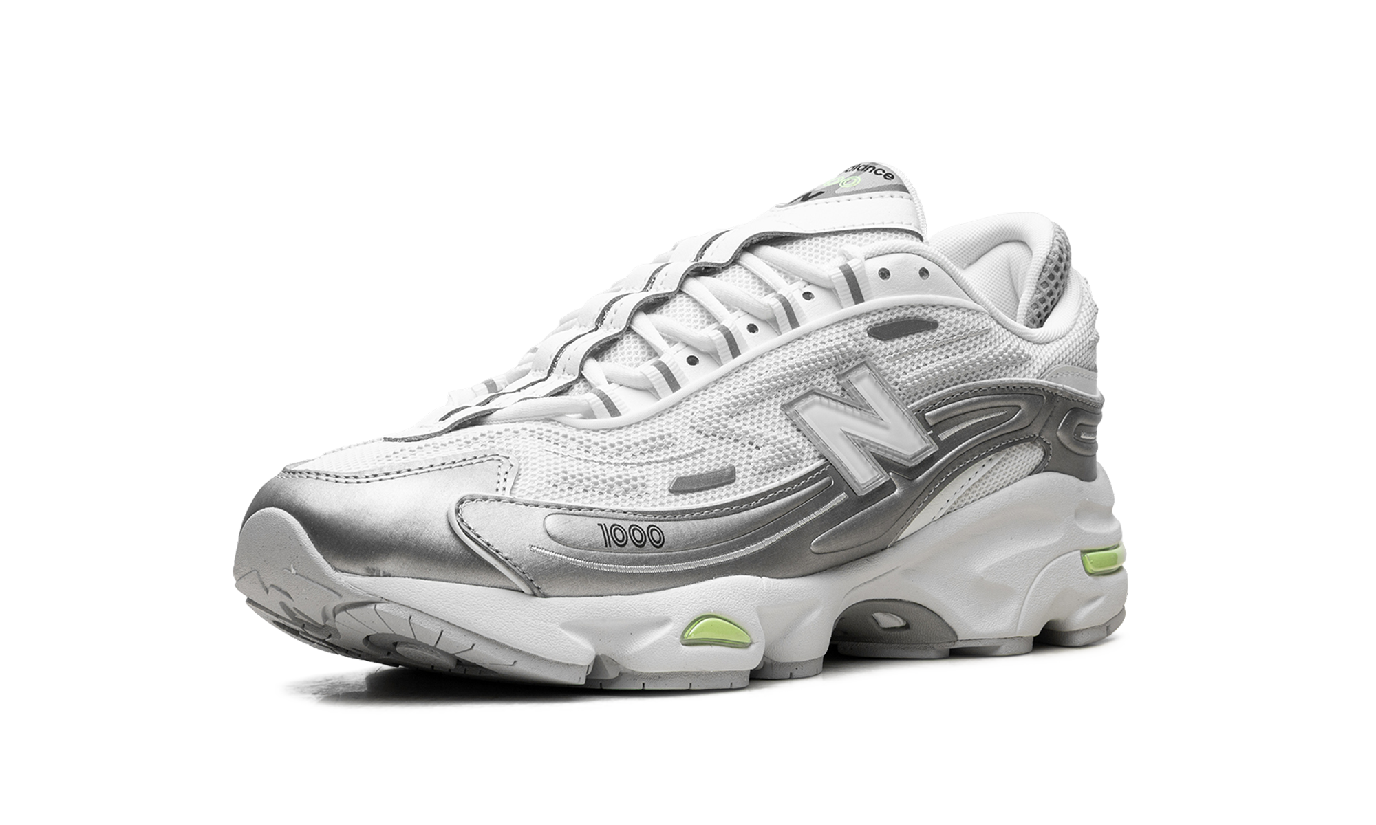 1000 "Silver Metallic / Mint Flash"