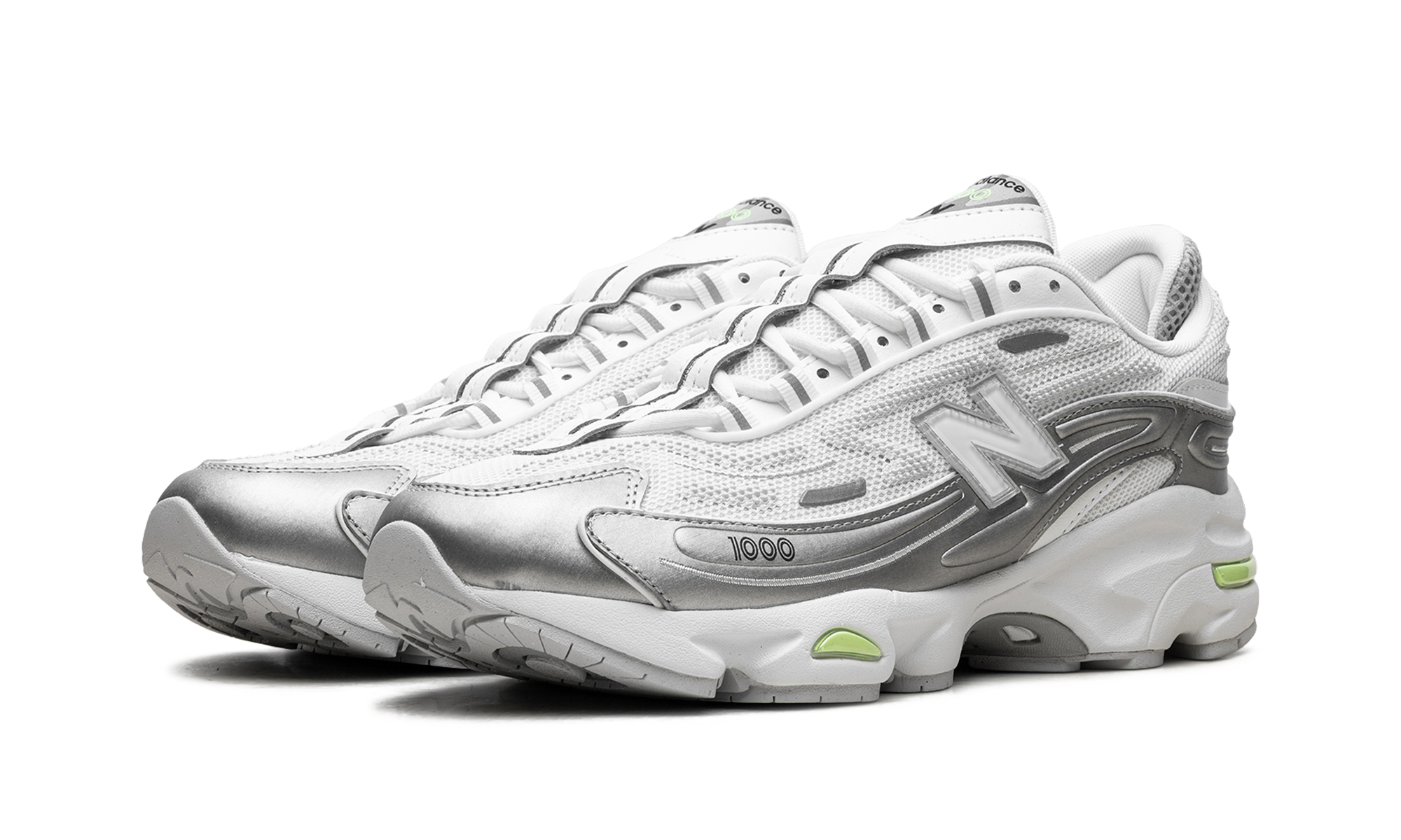 1000 "Silver Metallic / Mint Flash"