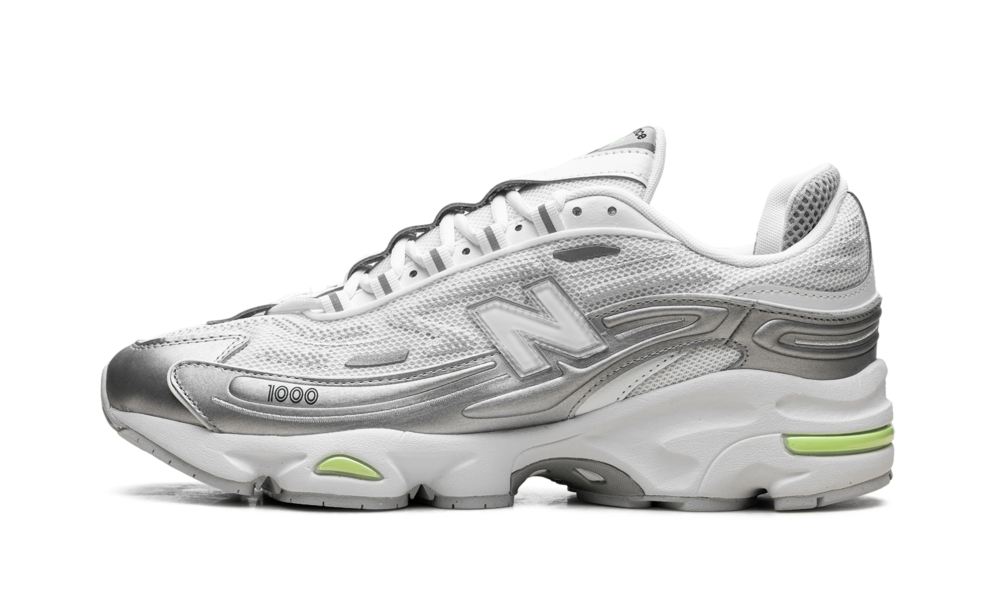 1000 "Silver Metallic / Mint Flash"