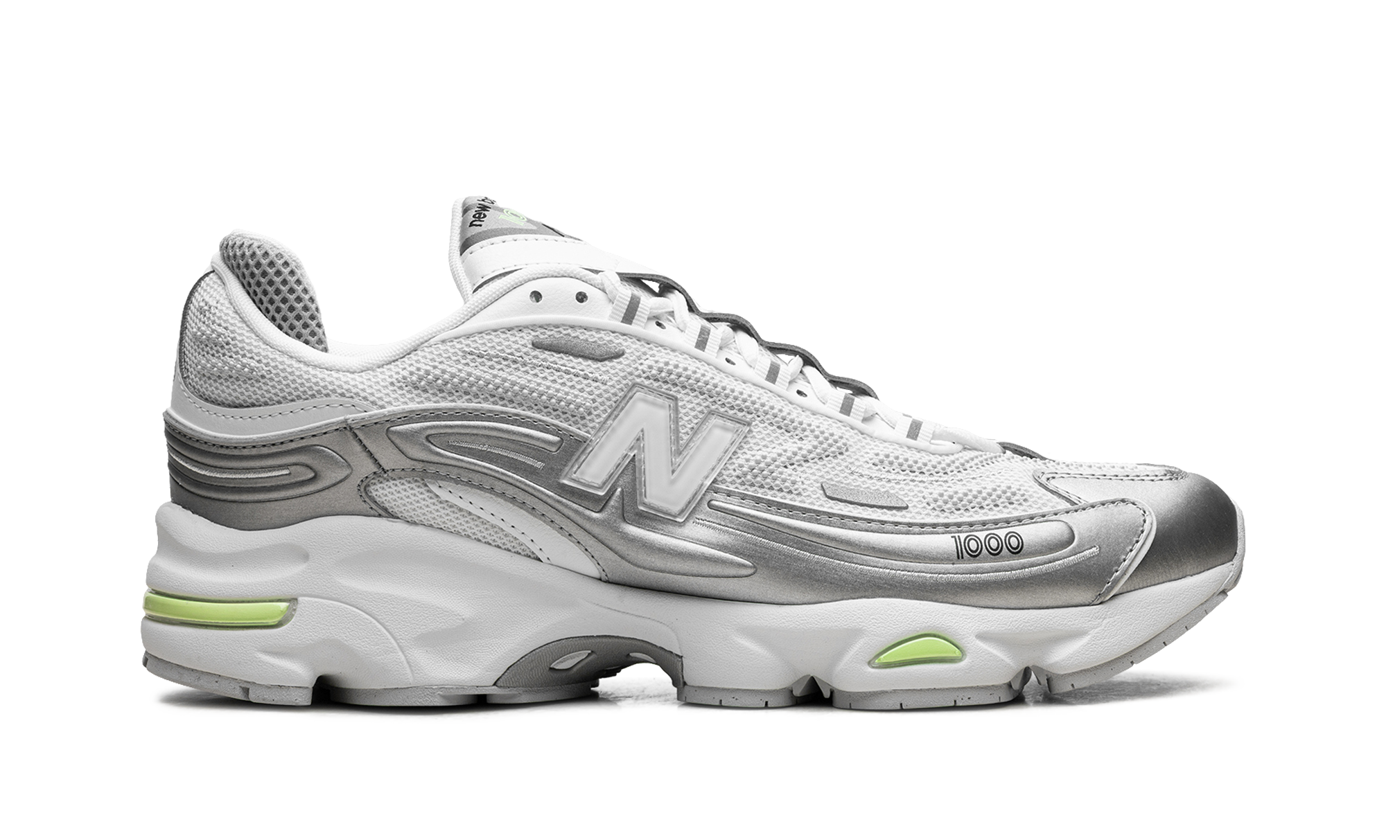 1000 "Silver Metallic / Mint Flash"