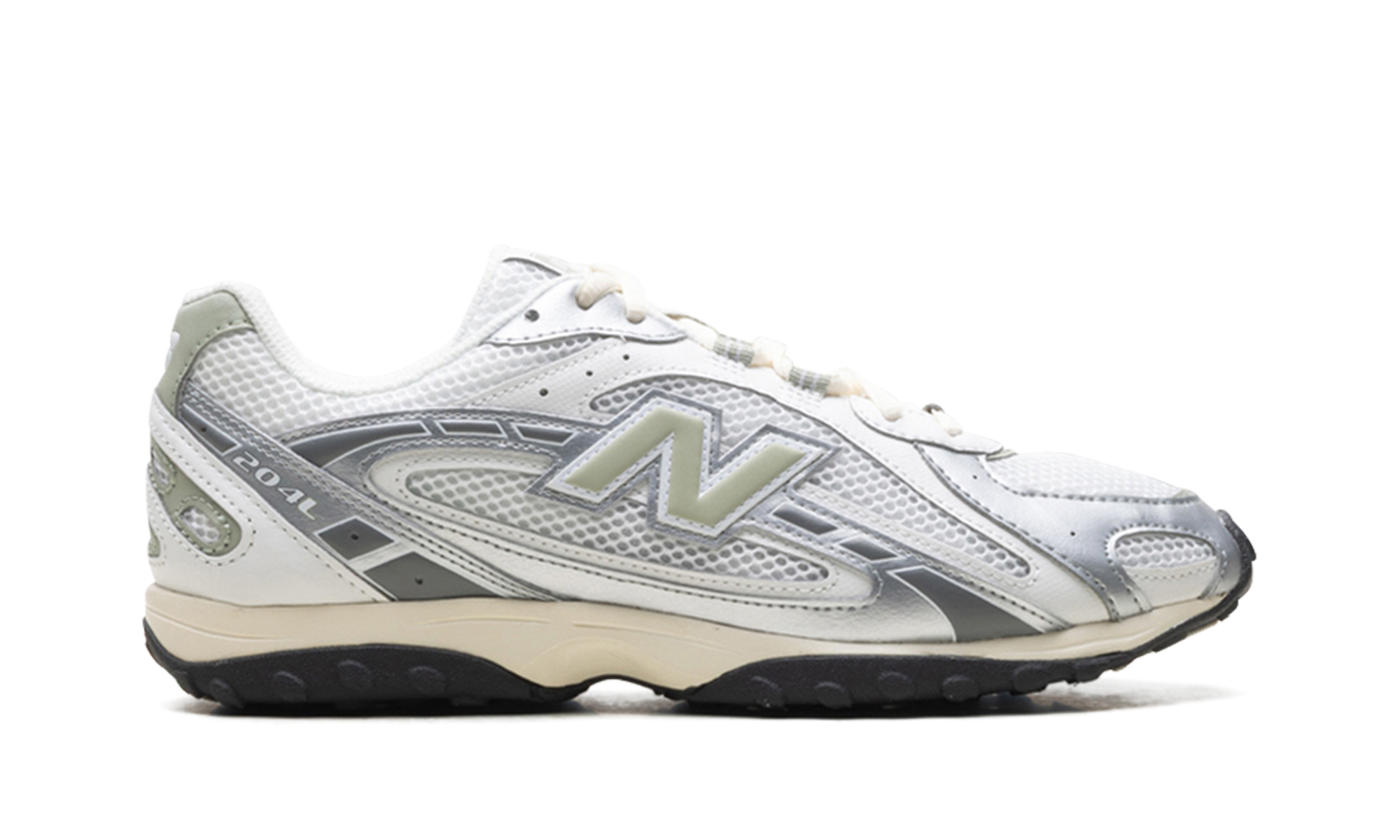 204l "Silver Metallic / Sage Green"