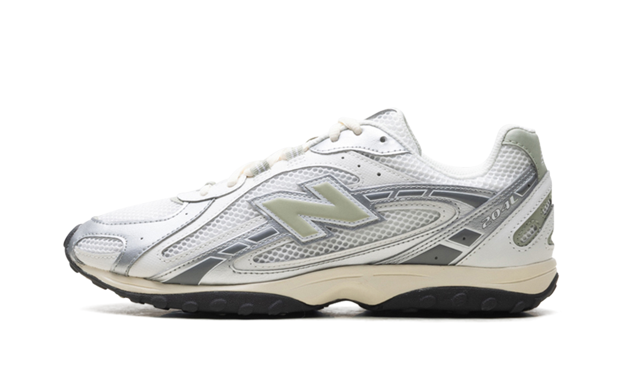 204l "Silver Metallic / Sage Green"
