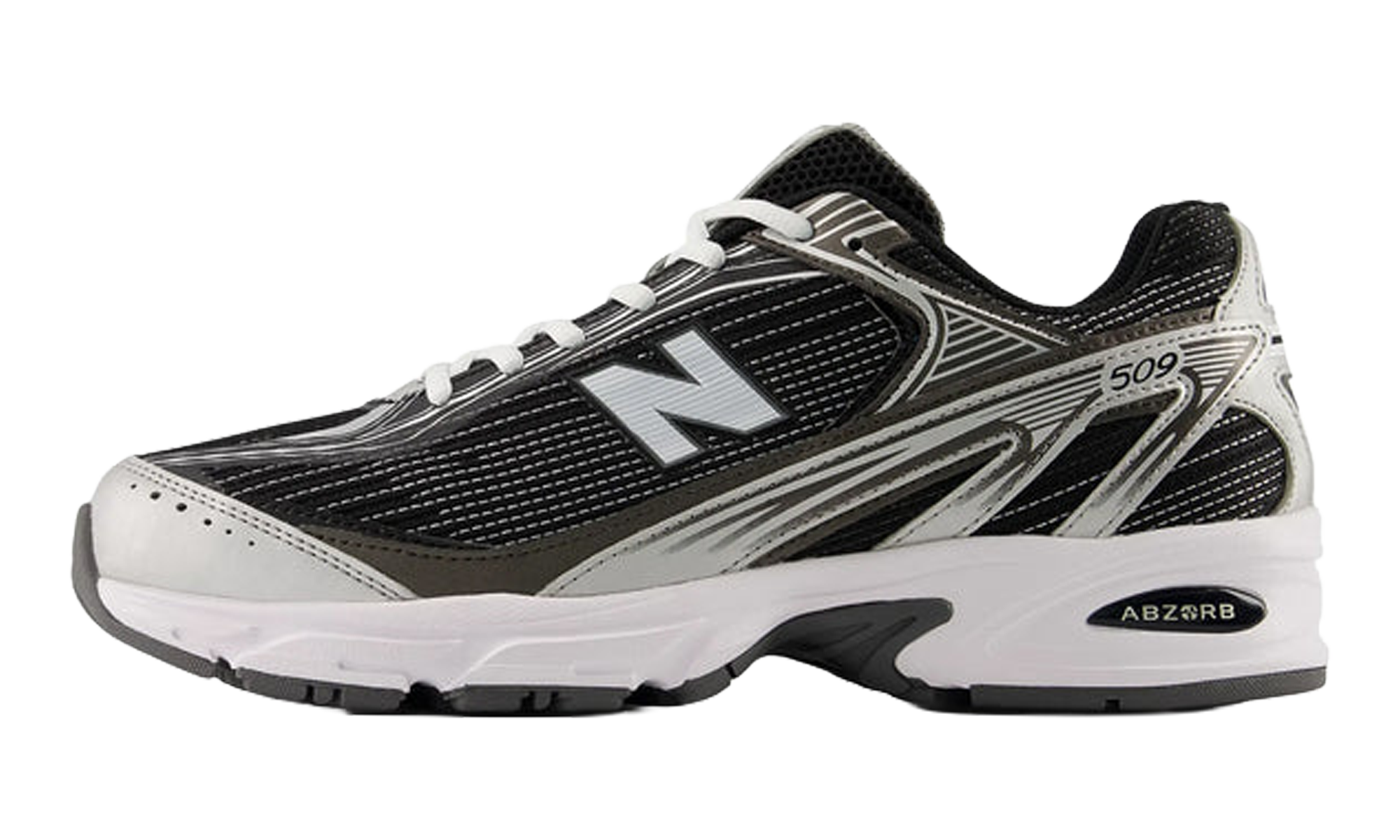 509 "Black White Silver Metallic"