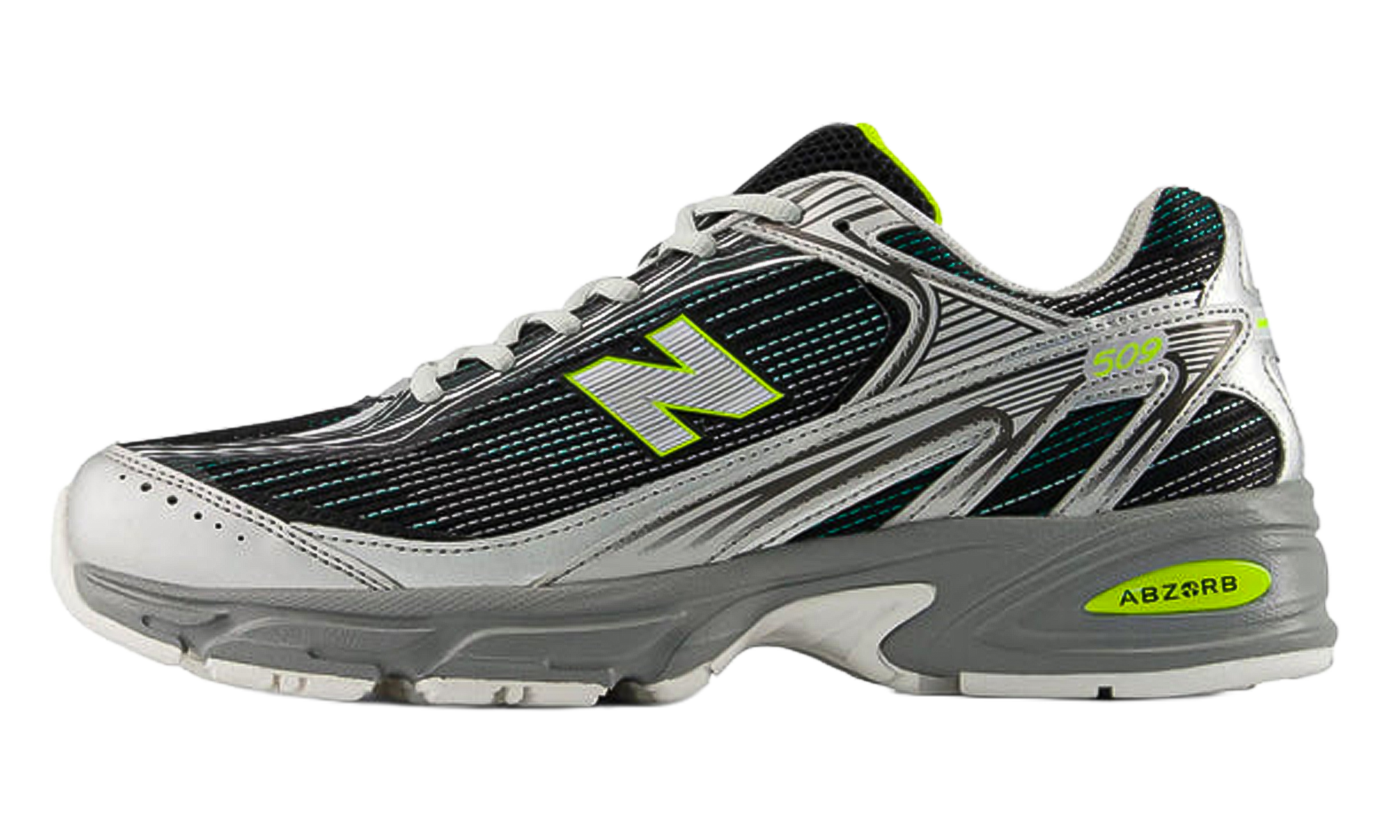 509 "Silver Metallic Alkaline Green"