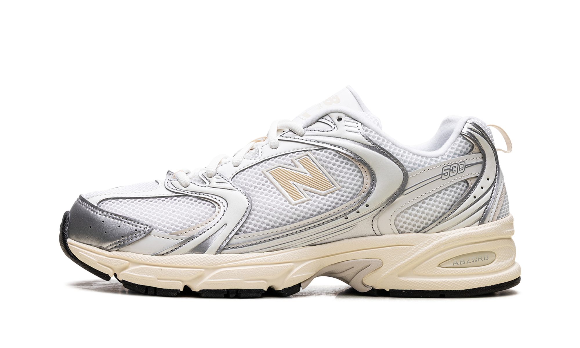 530 "Silver Metallic / Linen"