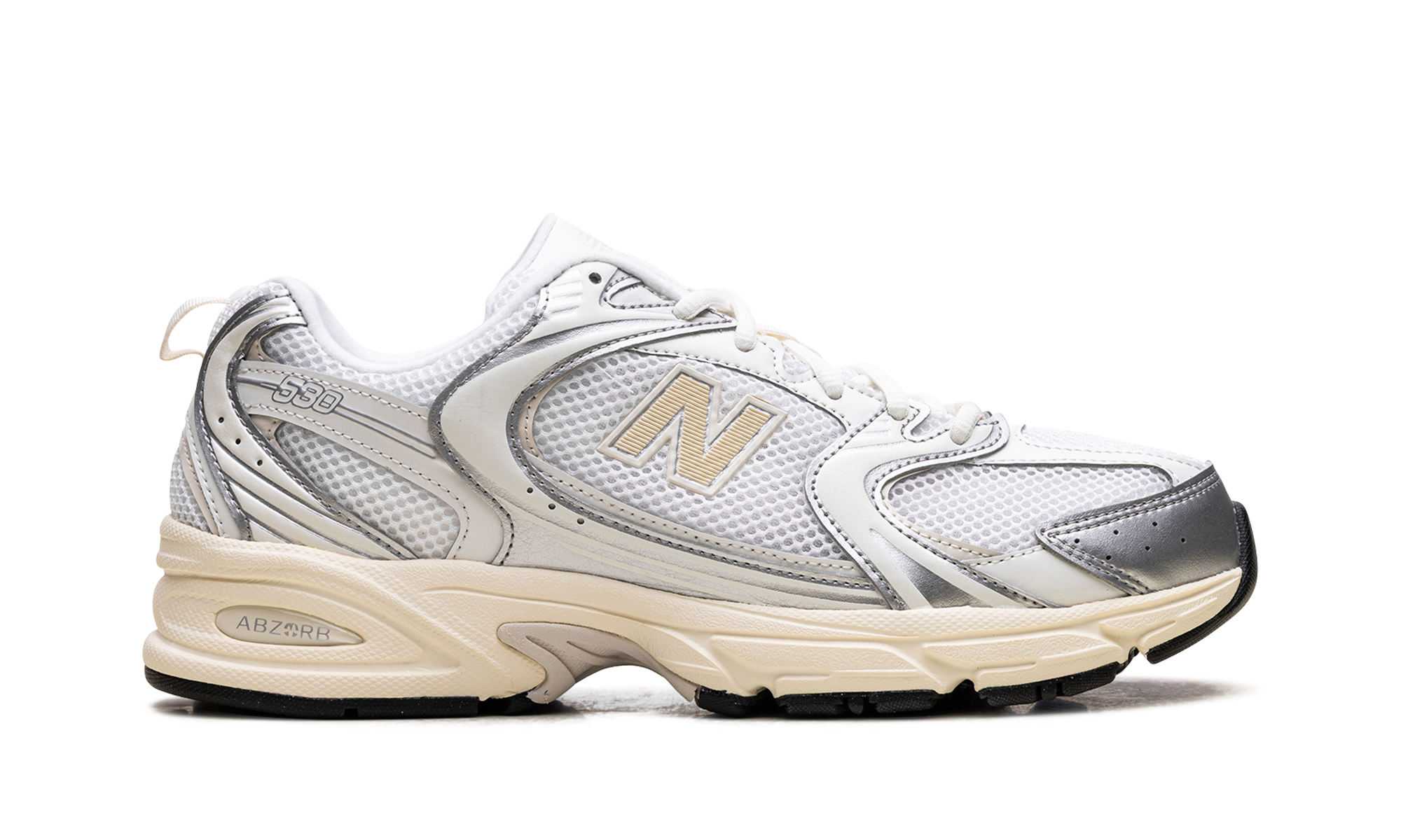 530 "Silver Metallic / Linen"