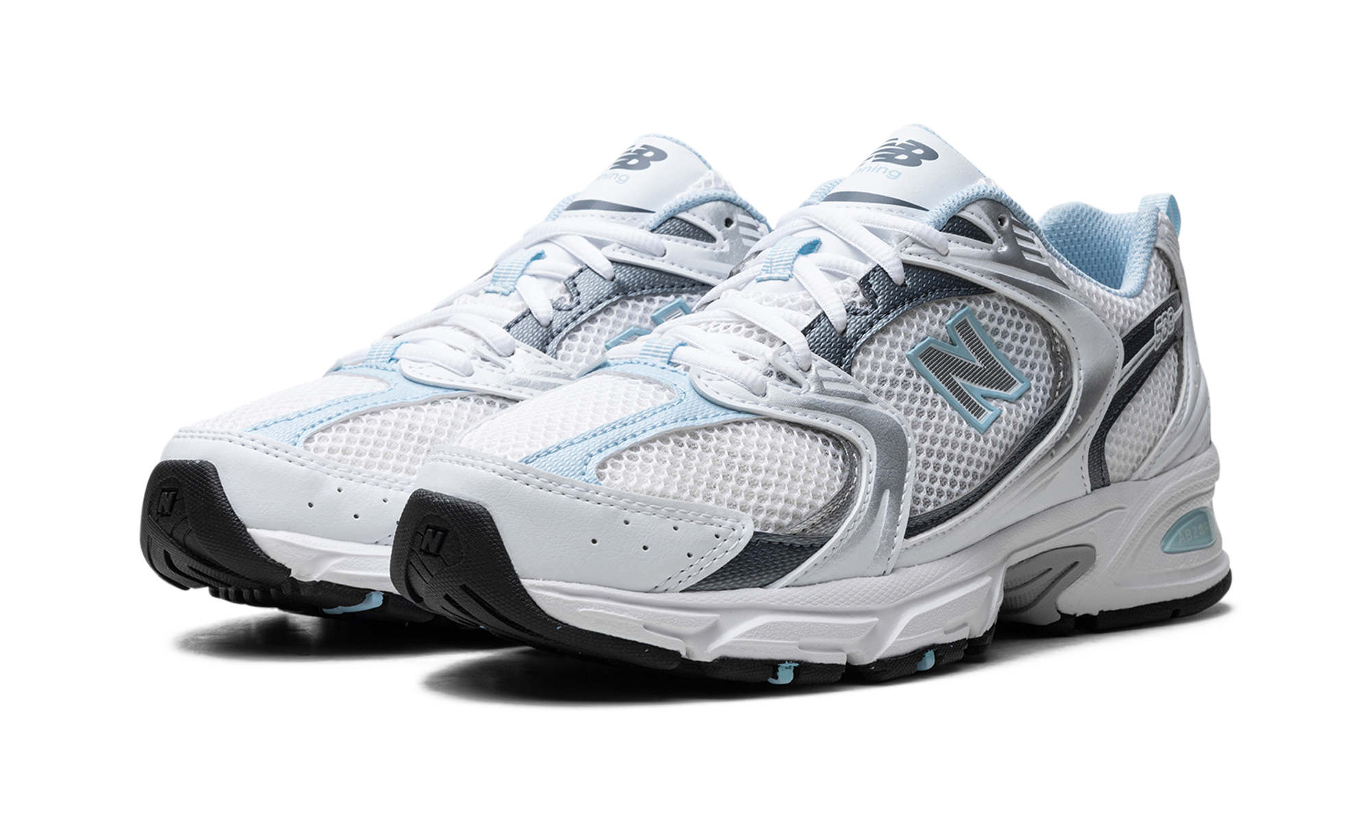 530 "White / Dark Arctic Grey / Light Chrome Blue"