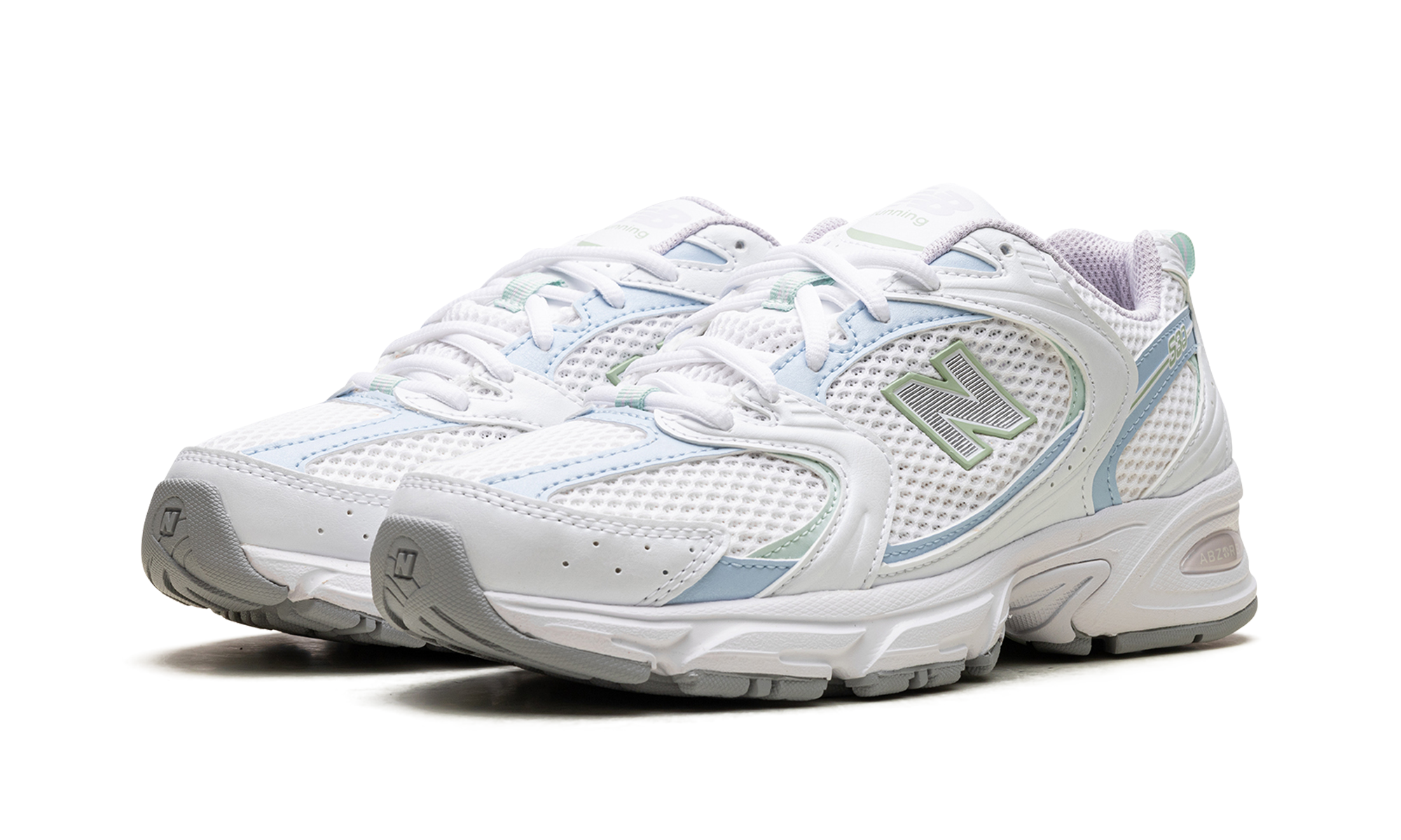 530 "White Light Chrome Blue Clay Ash"