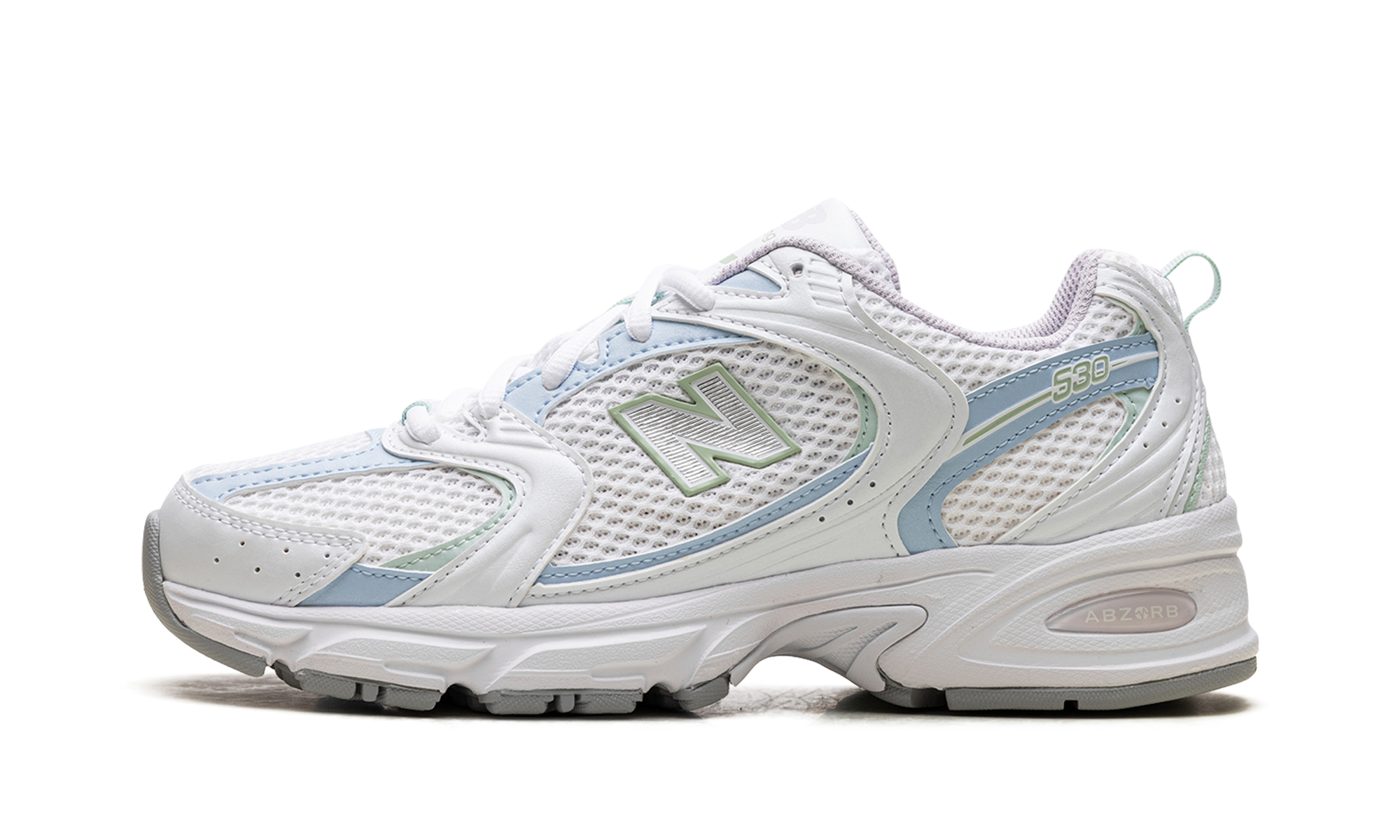 530 "White Light Chrome Blue Clay Ash"