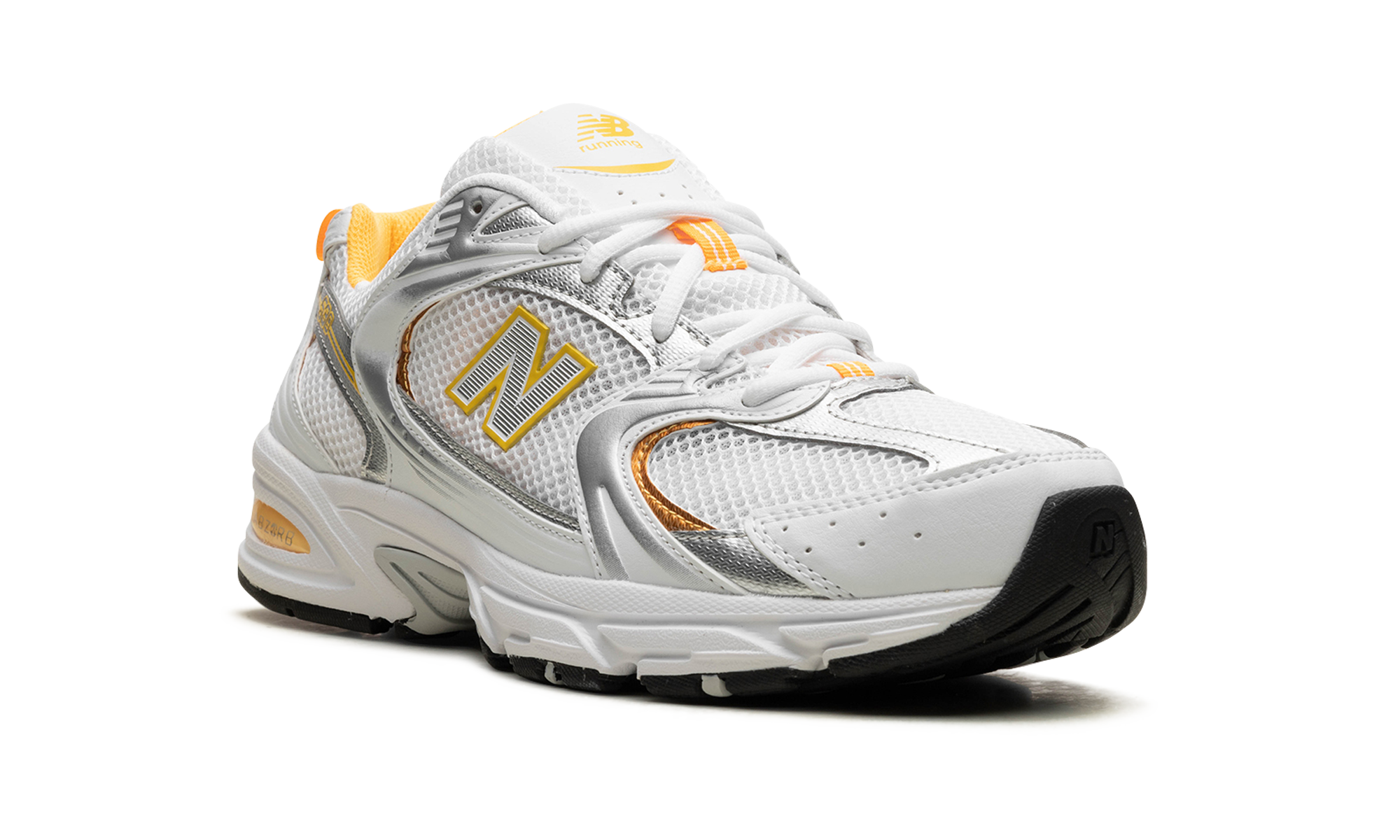 530 "White Vibrant Apricot Silver Metallic"