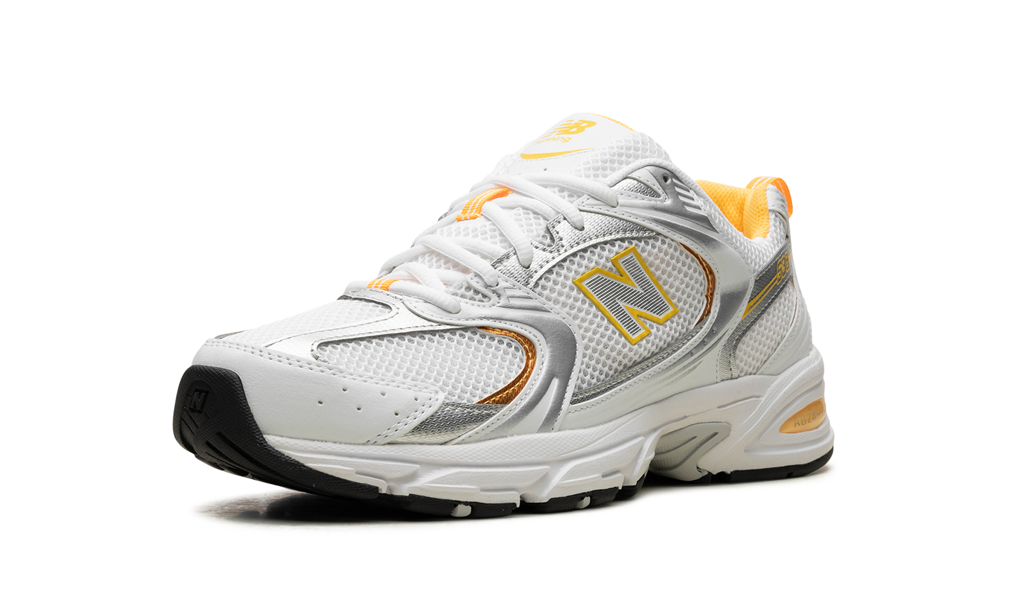530 "White Vibrant Apricot Silver Metallic"