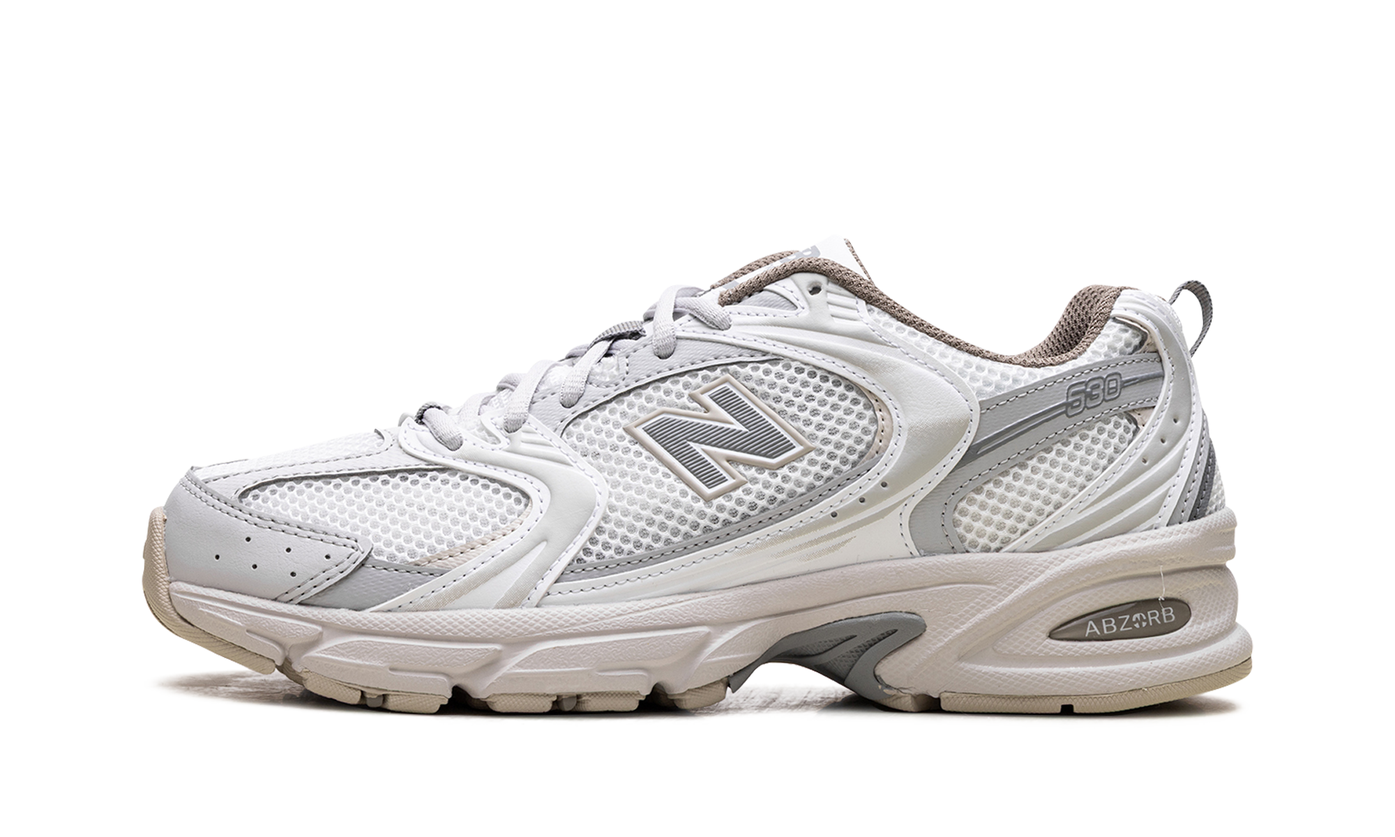 530 "White With Natural Indigo"