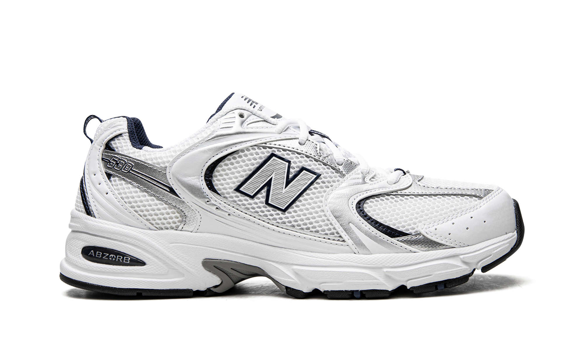 530 "White/silver/navy"