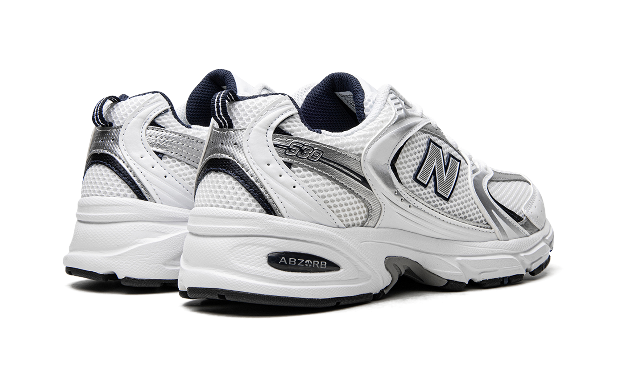 530 "White/silver/navy"