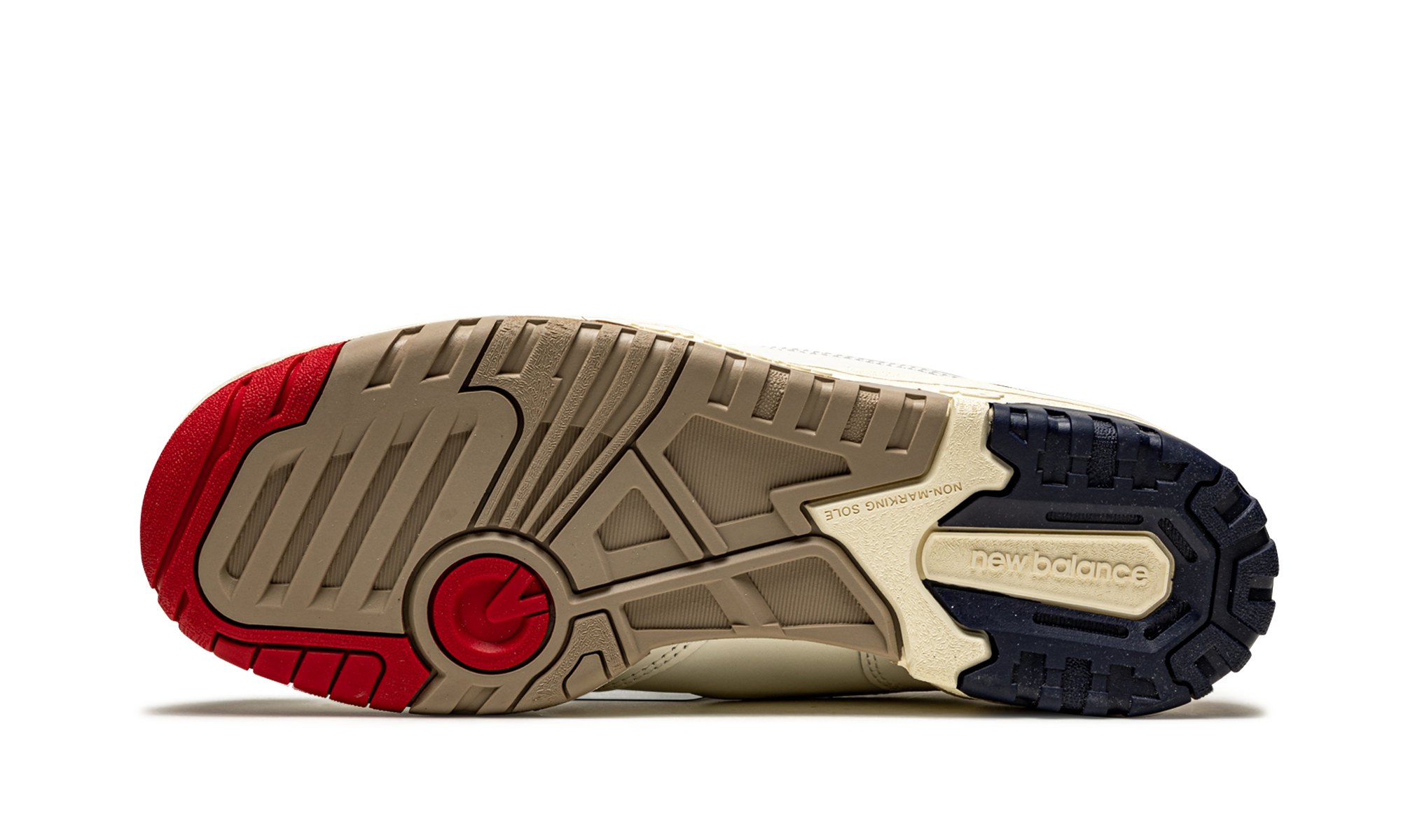 550 "Aime Leon Dore - White Navy Red"