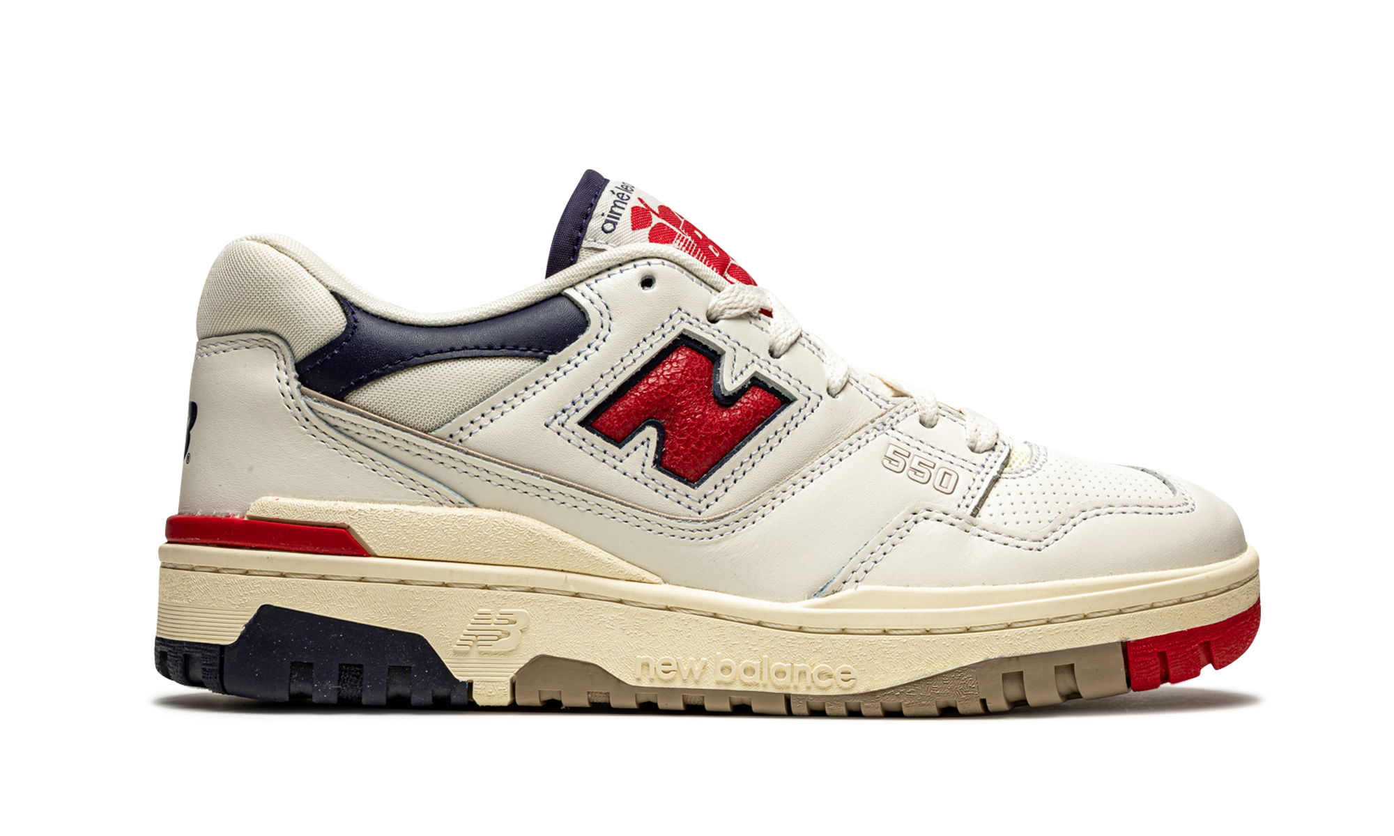 550 "Aime Leon Dore - White Navy Red"