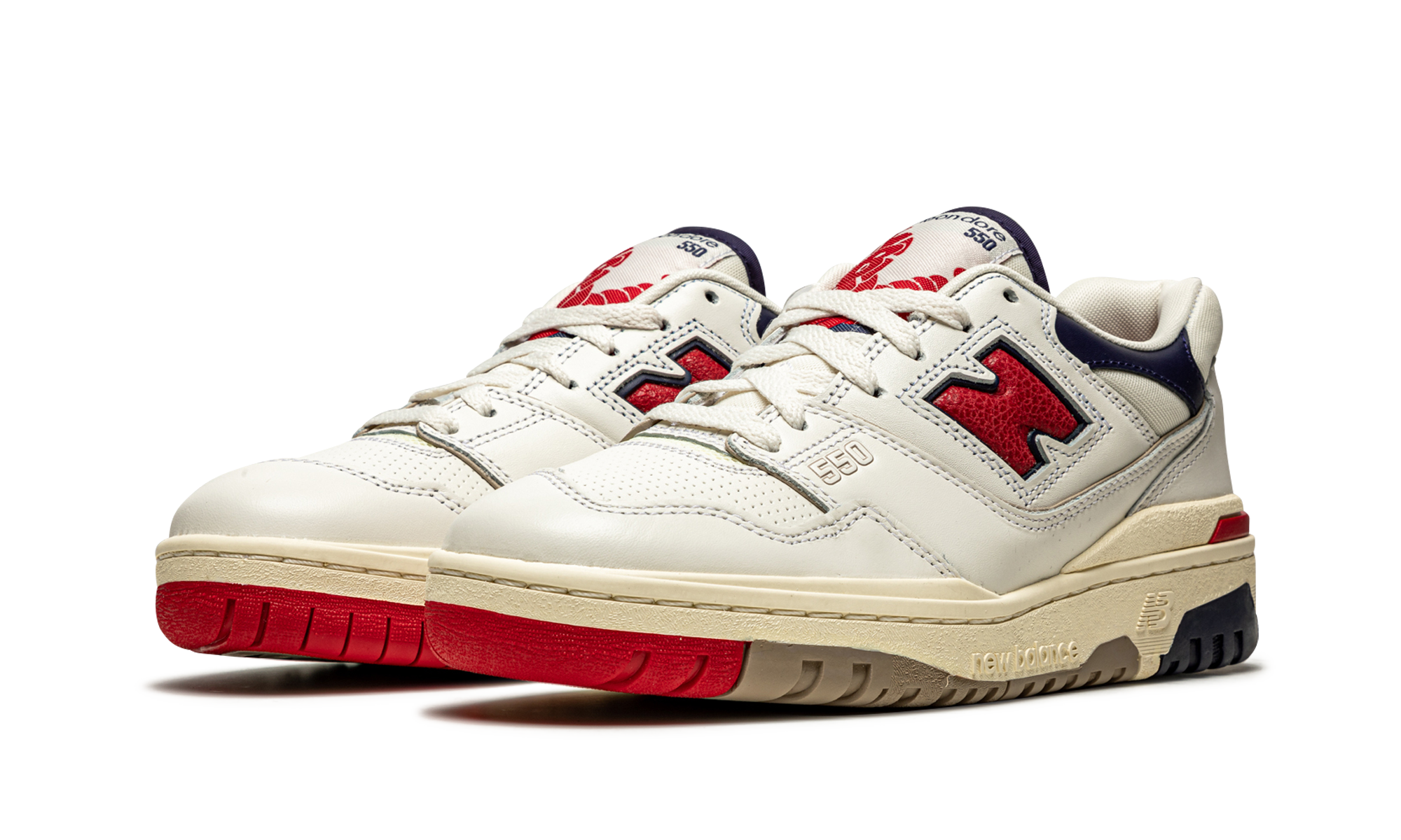 550 "Aime Leon Dore - White Navy Red"