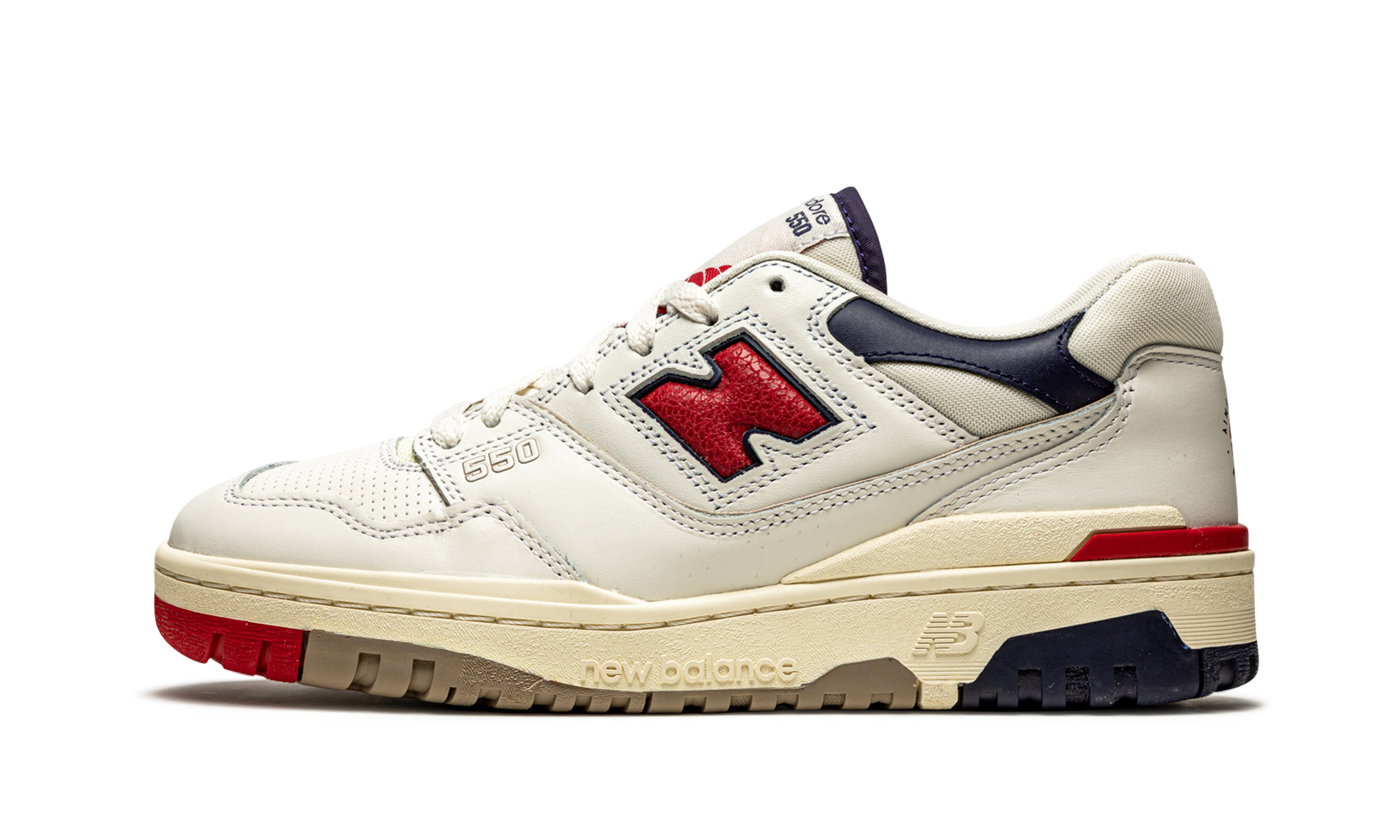550 "Aime Leon Dore - White Navy Red"