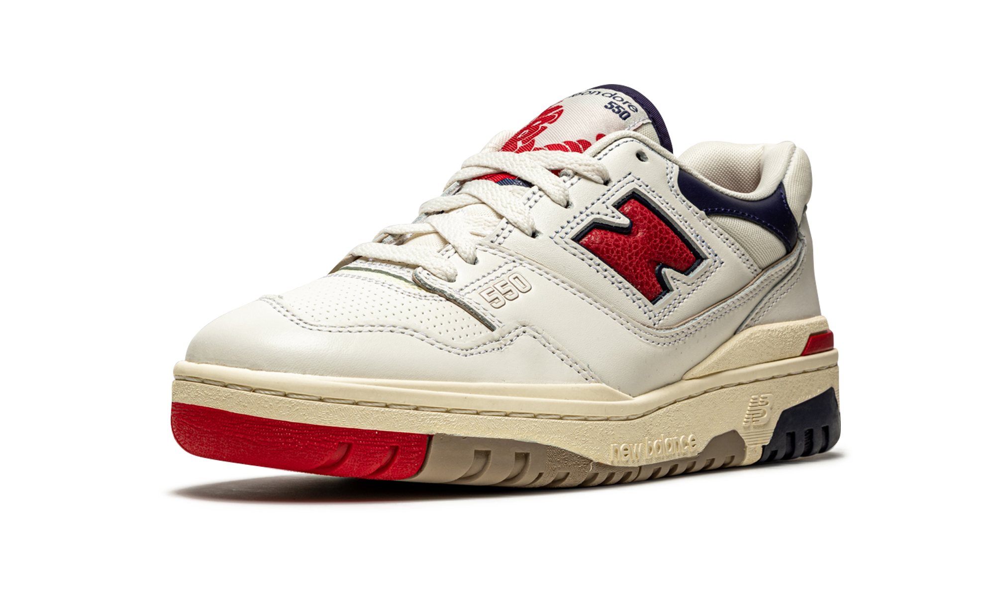 550 "Aime Leon Dore - White Navy Red"