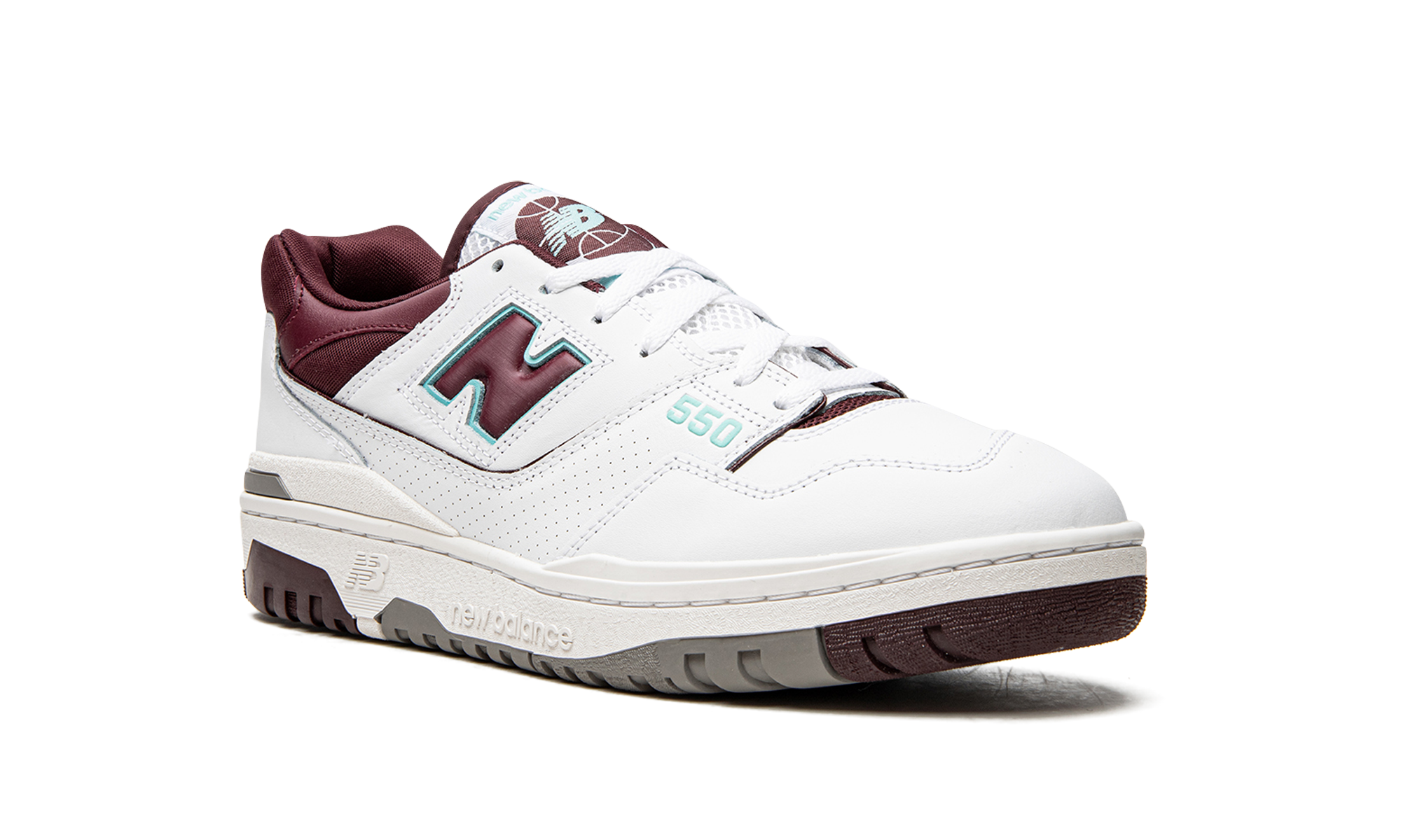 550 "Burgundy / Cyan"