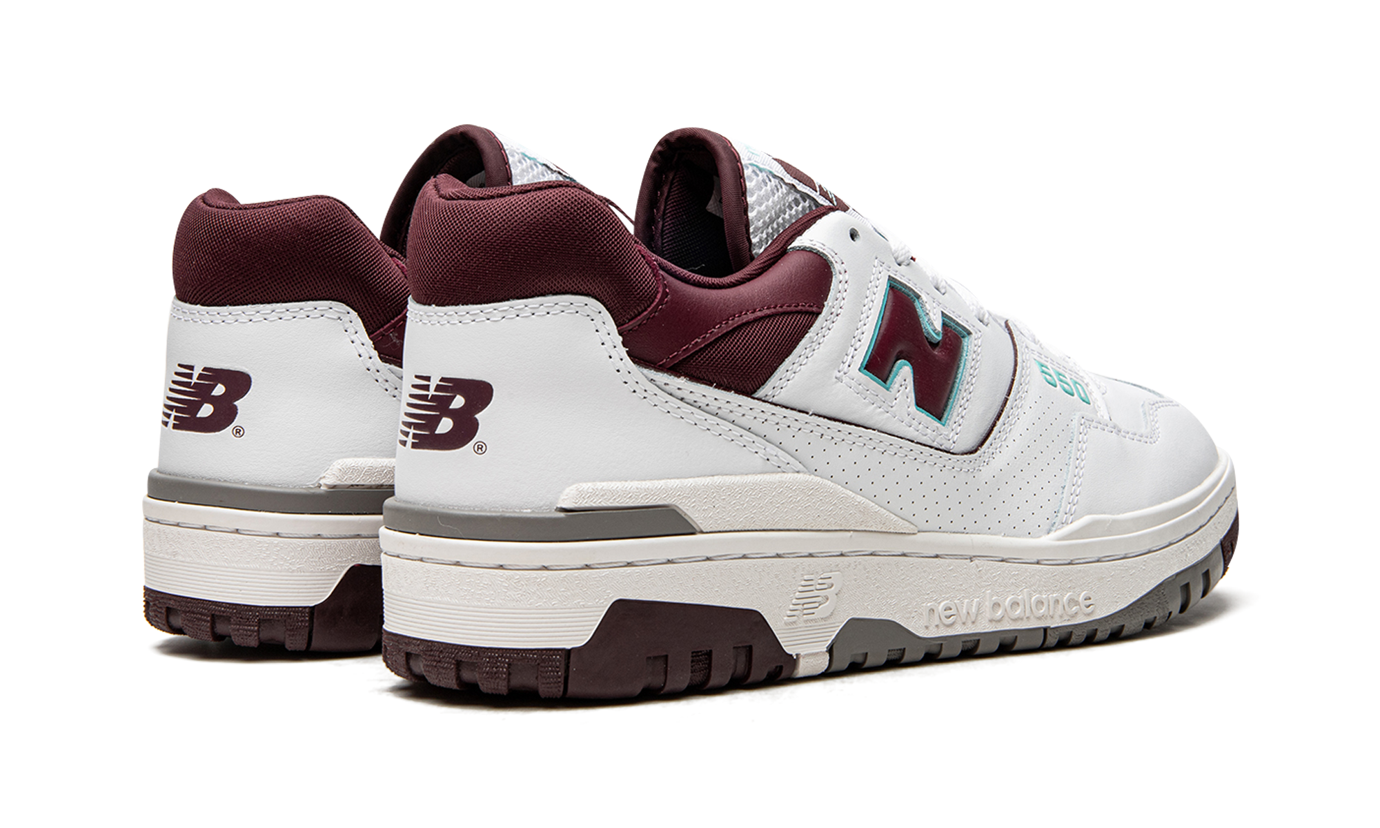 550 "Burgundy / Cyan"