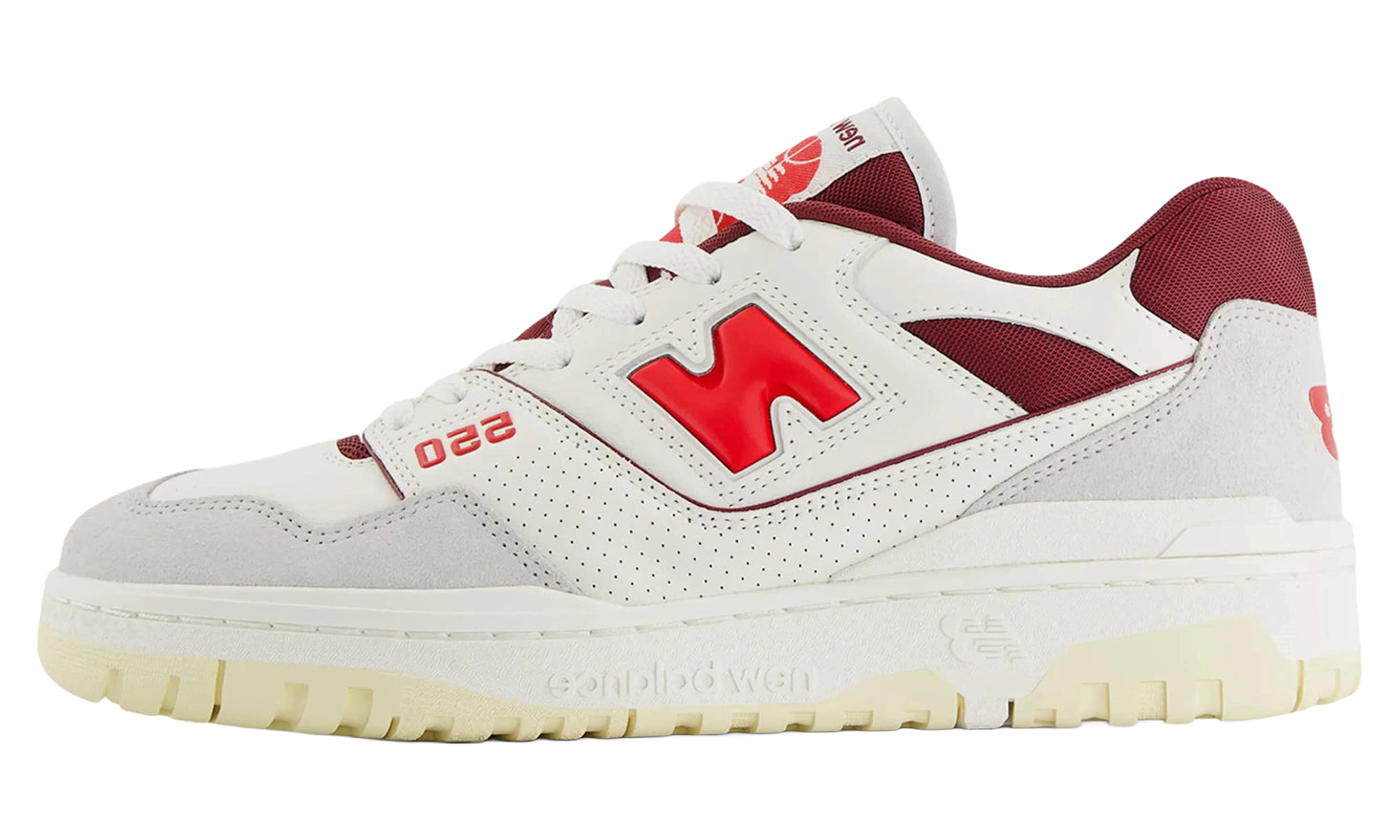 550 "Sea Salt / True Red"
