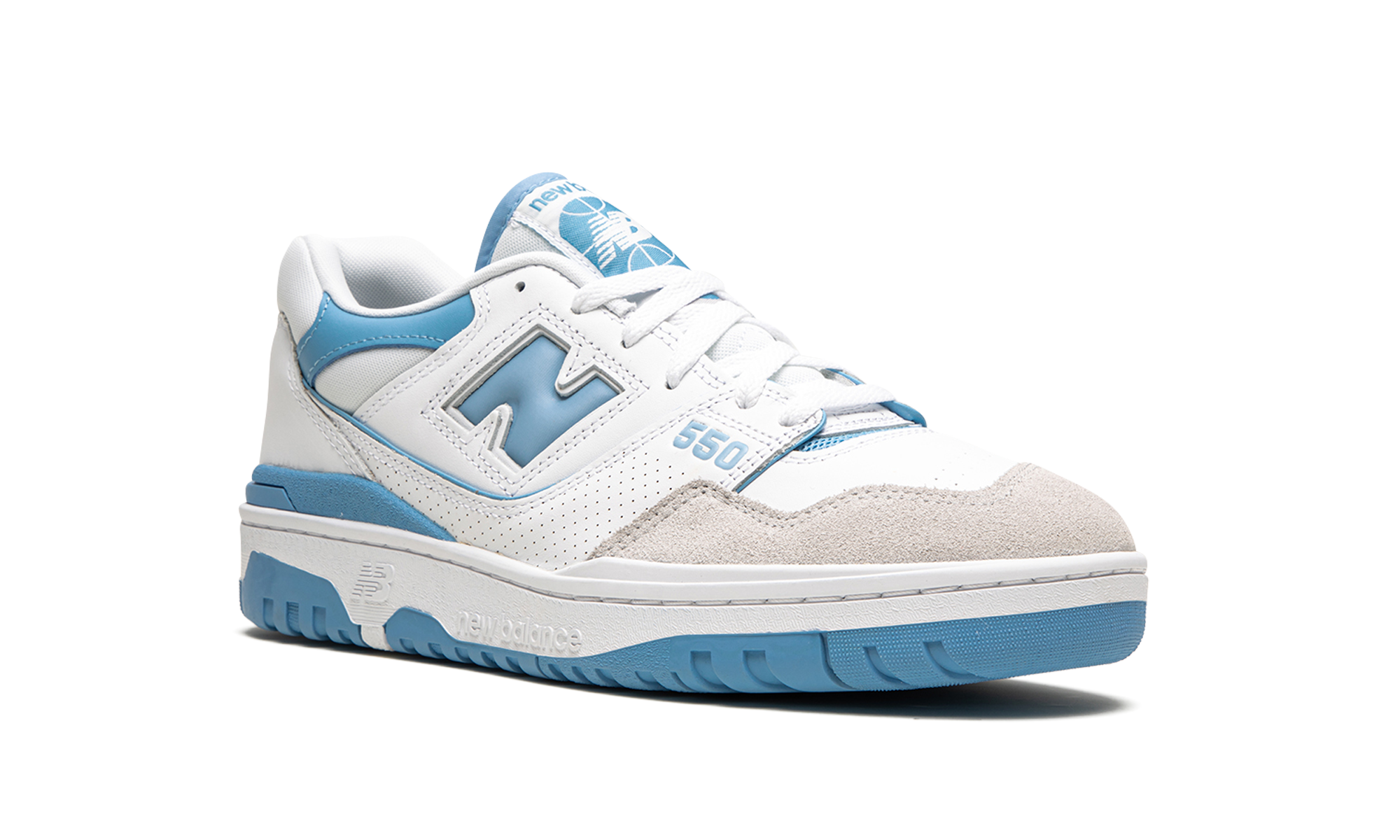 550 "White / Baby Blue"