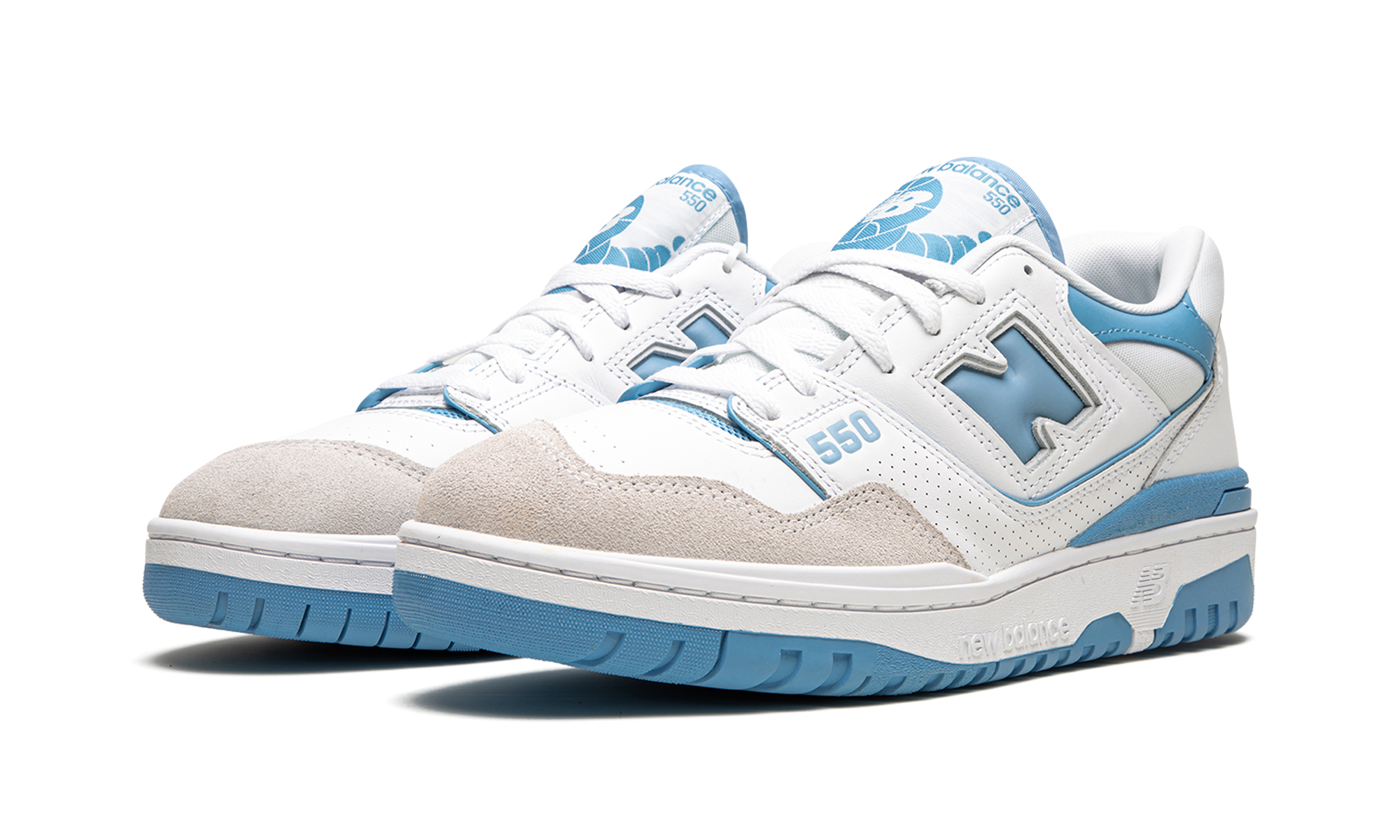 550 "White / Baby Blue"