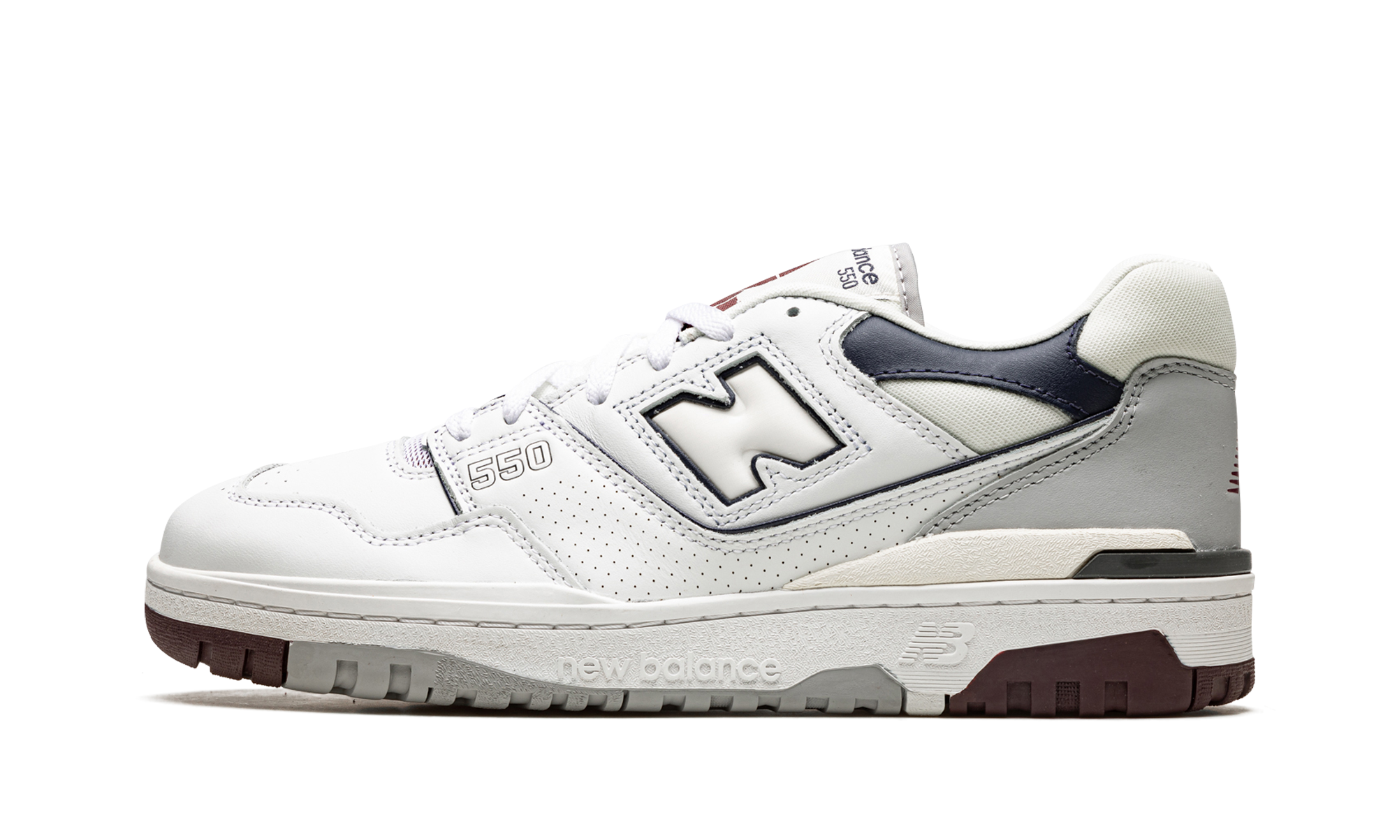 550 "White / Indigo / Burgundy"