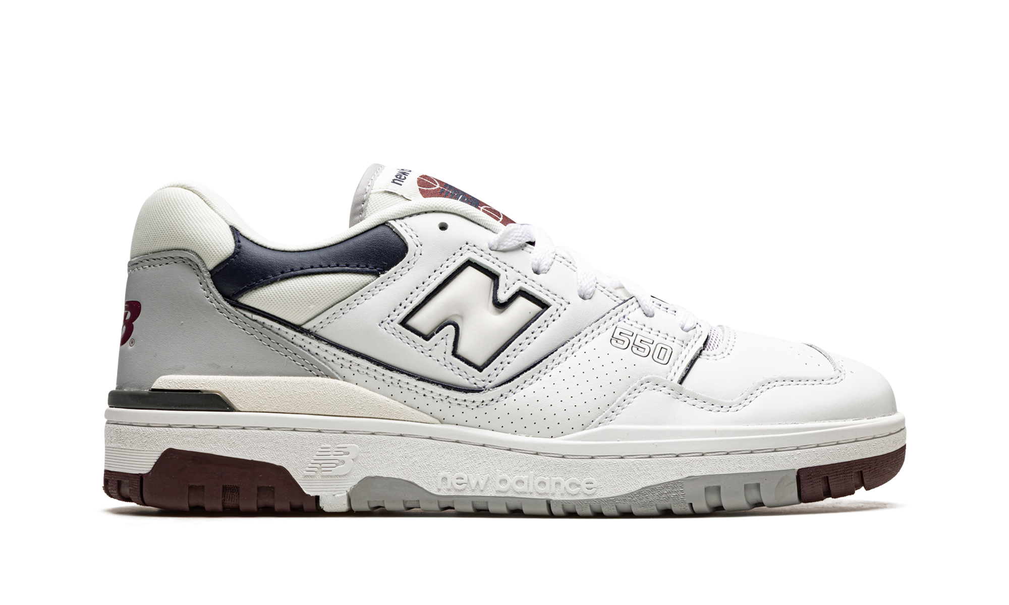 550 "White / Indigo / Burgundy"