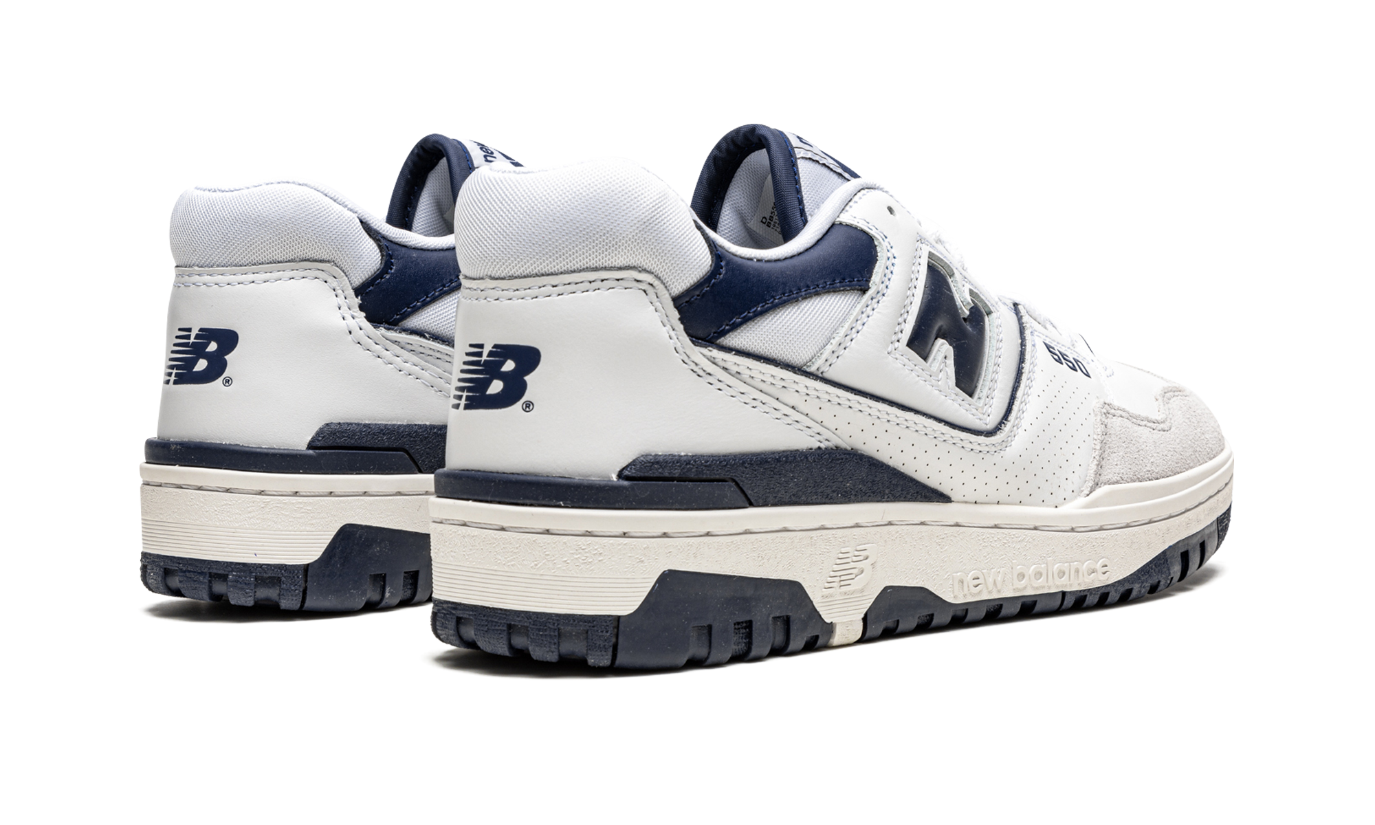 550 "White / Navy Blue"