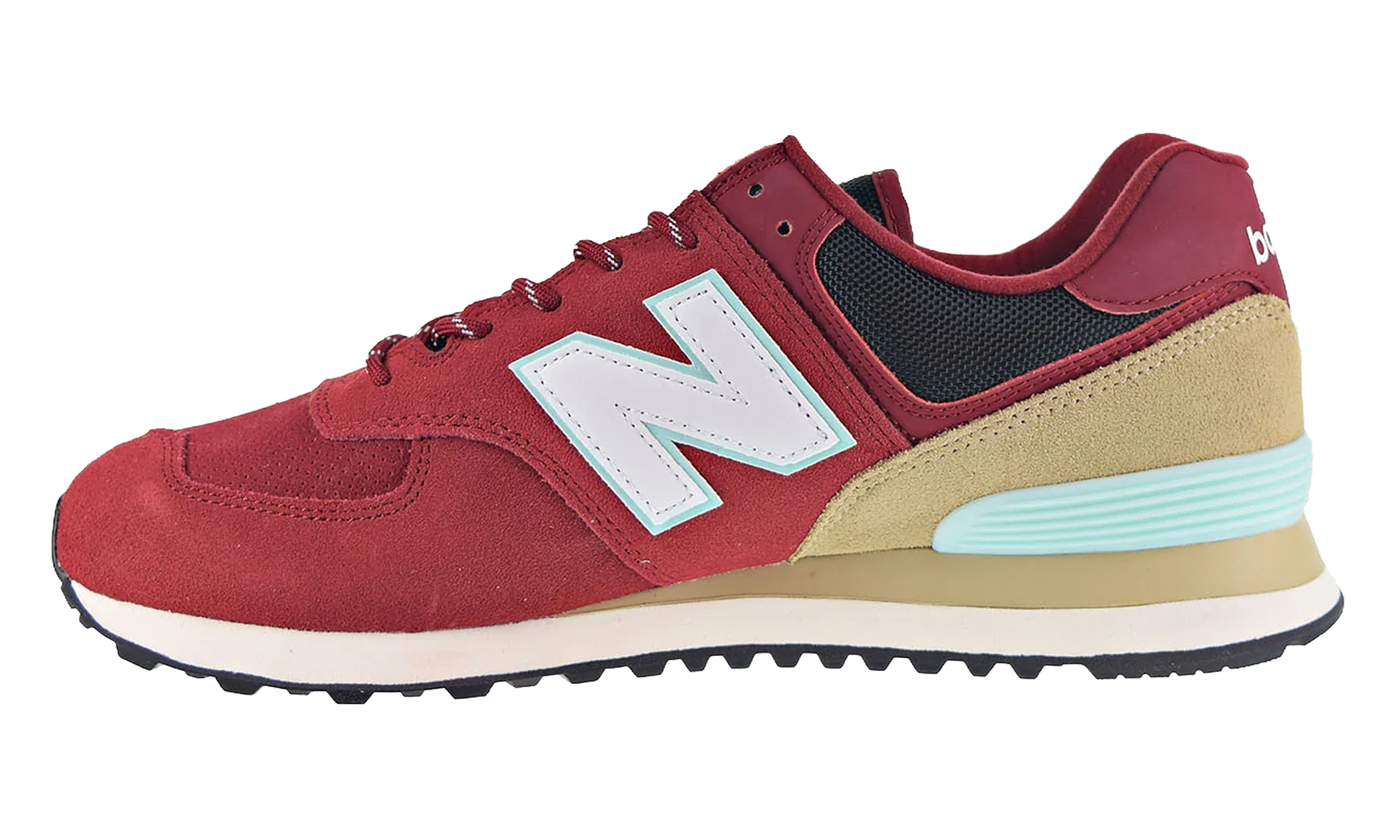 574 "Dark Red / Brown / Teal"
