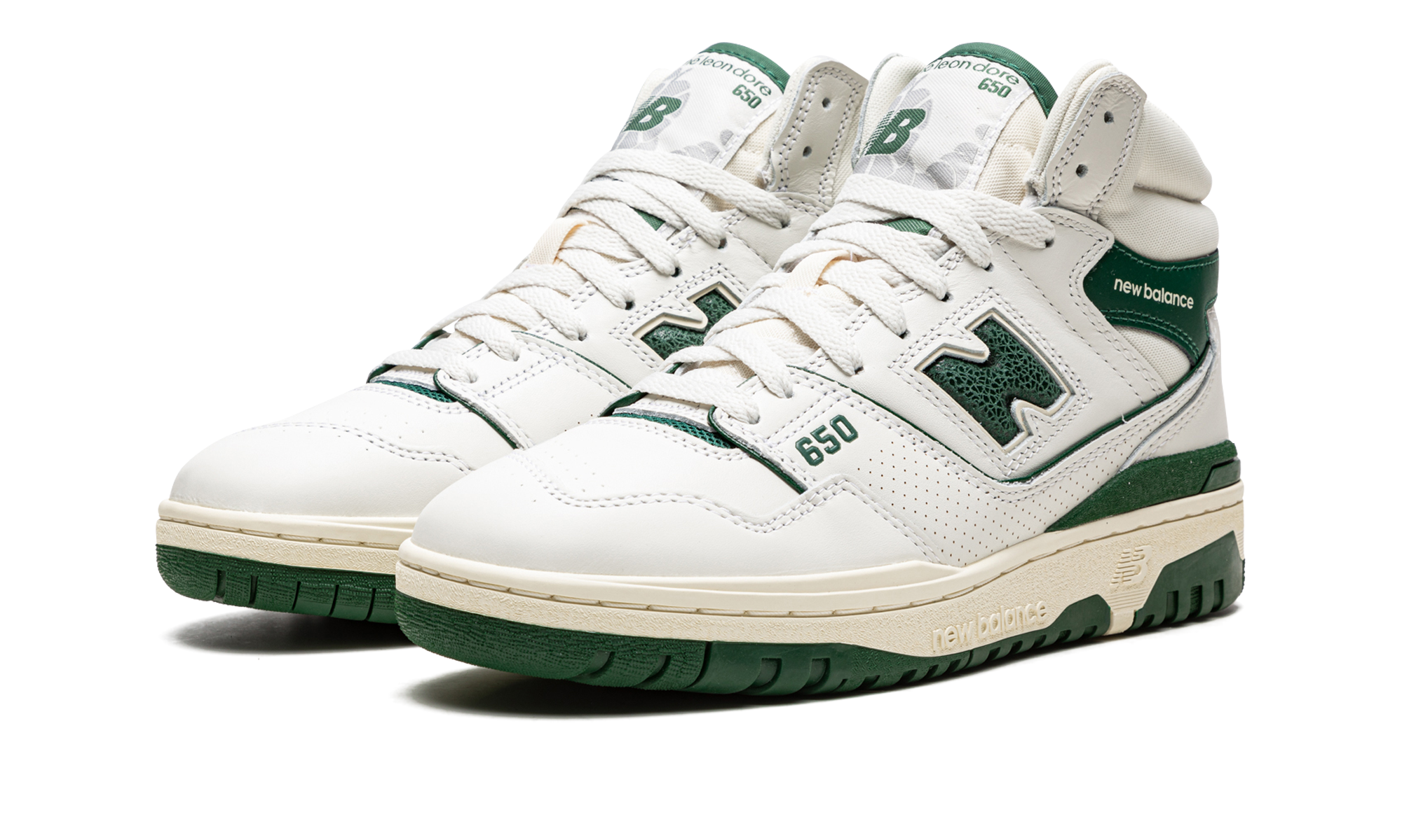 650r "Aime Leon Dore White Green"
