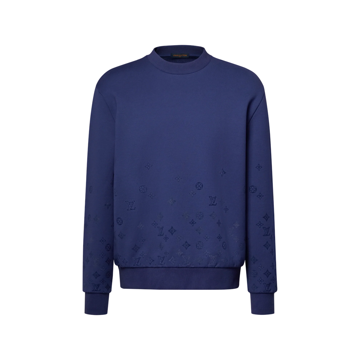 Men's Gradient Flock Print Crewneck