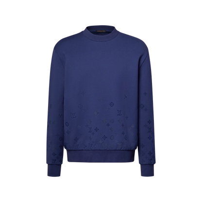 Men's Gradient Flock Print Crewneck