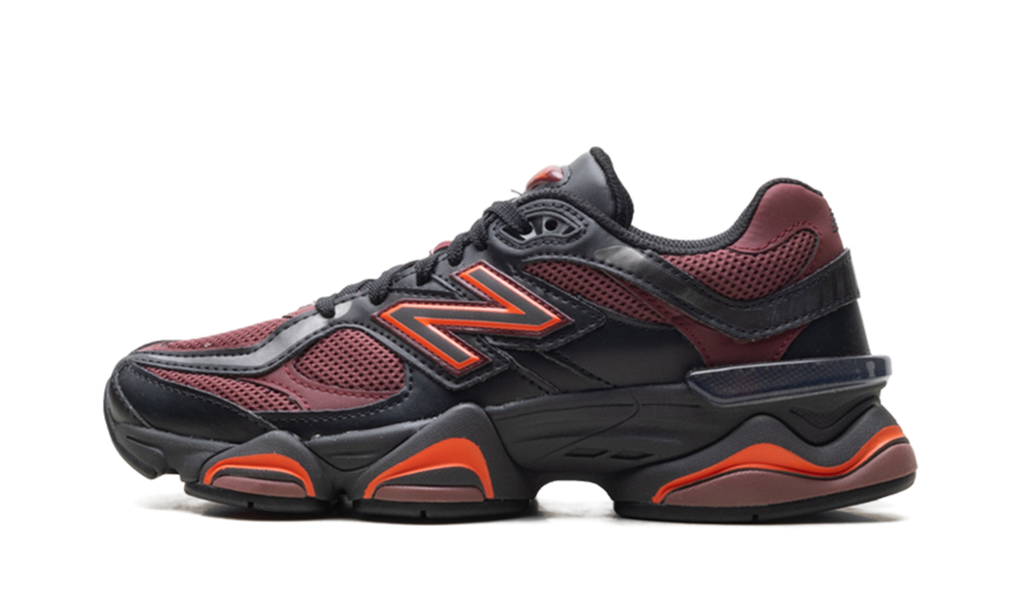 9060 "Black / Washed Burgundy"