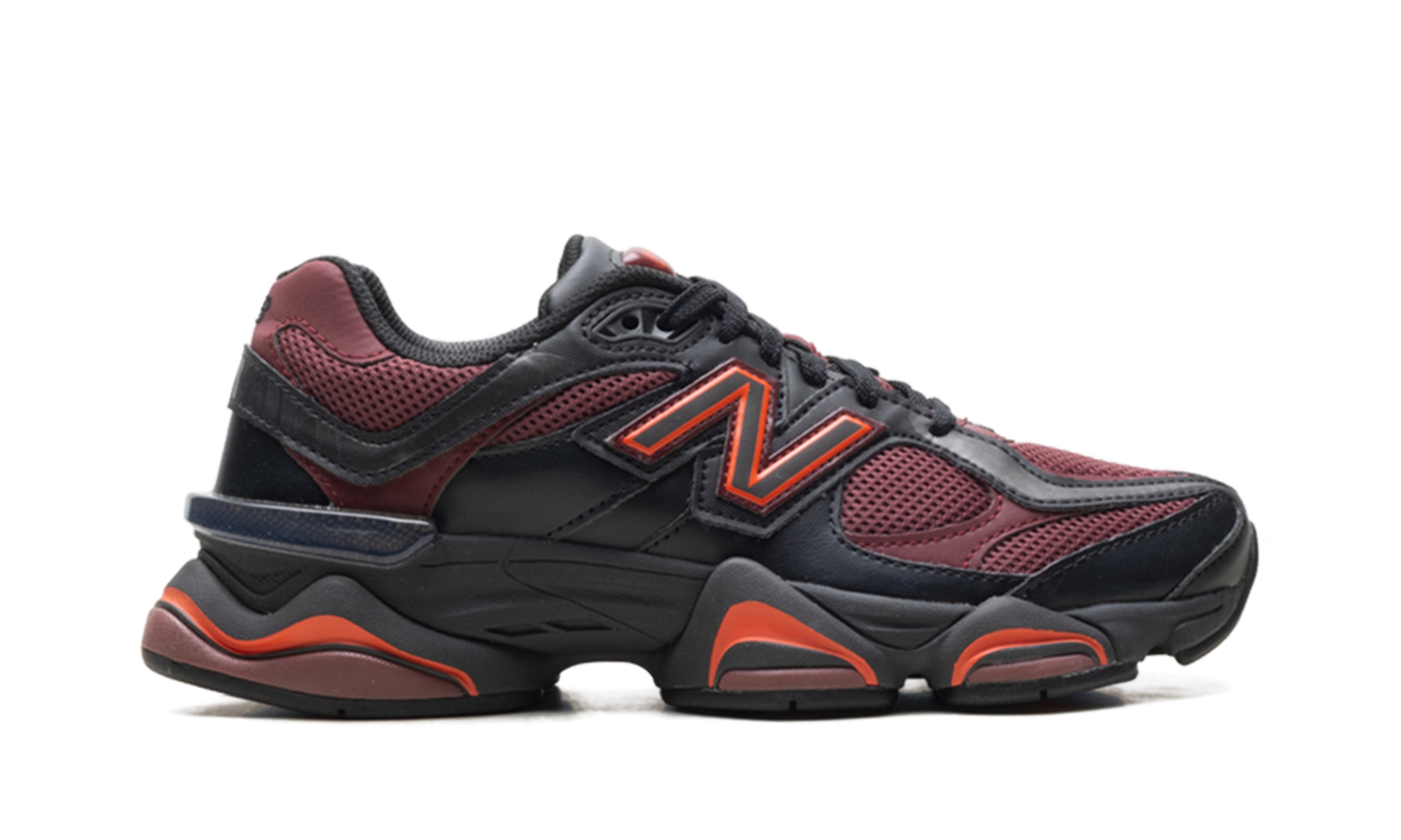 9060 "Black / Washed Burgundy"
