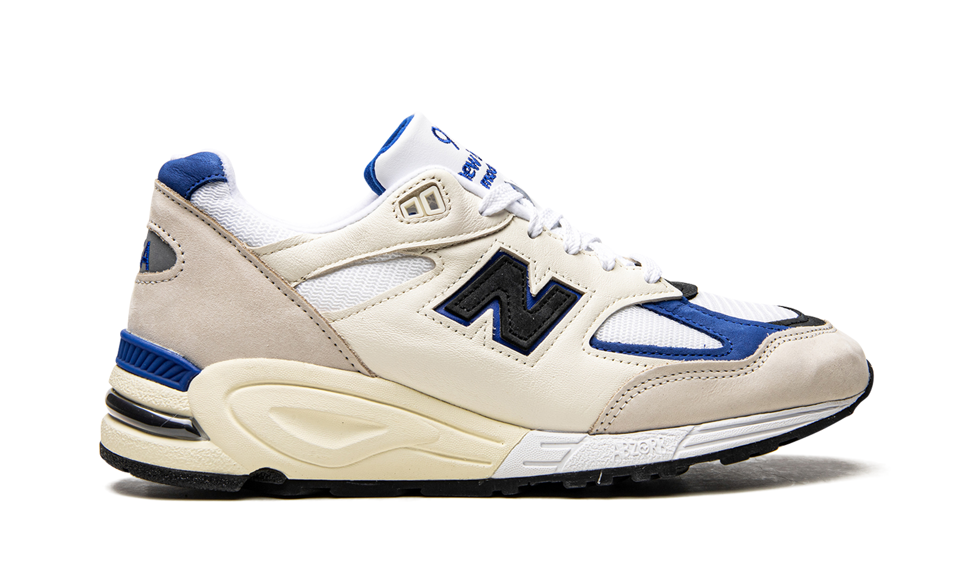 990v2 "Made In Usa White/blue"
