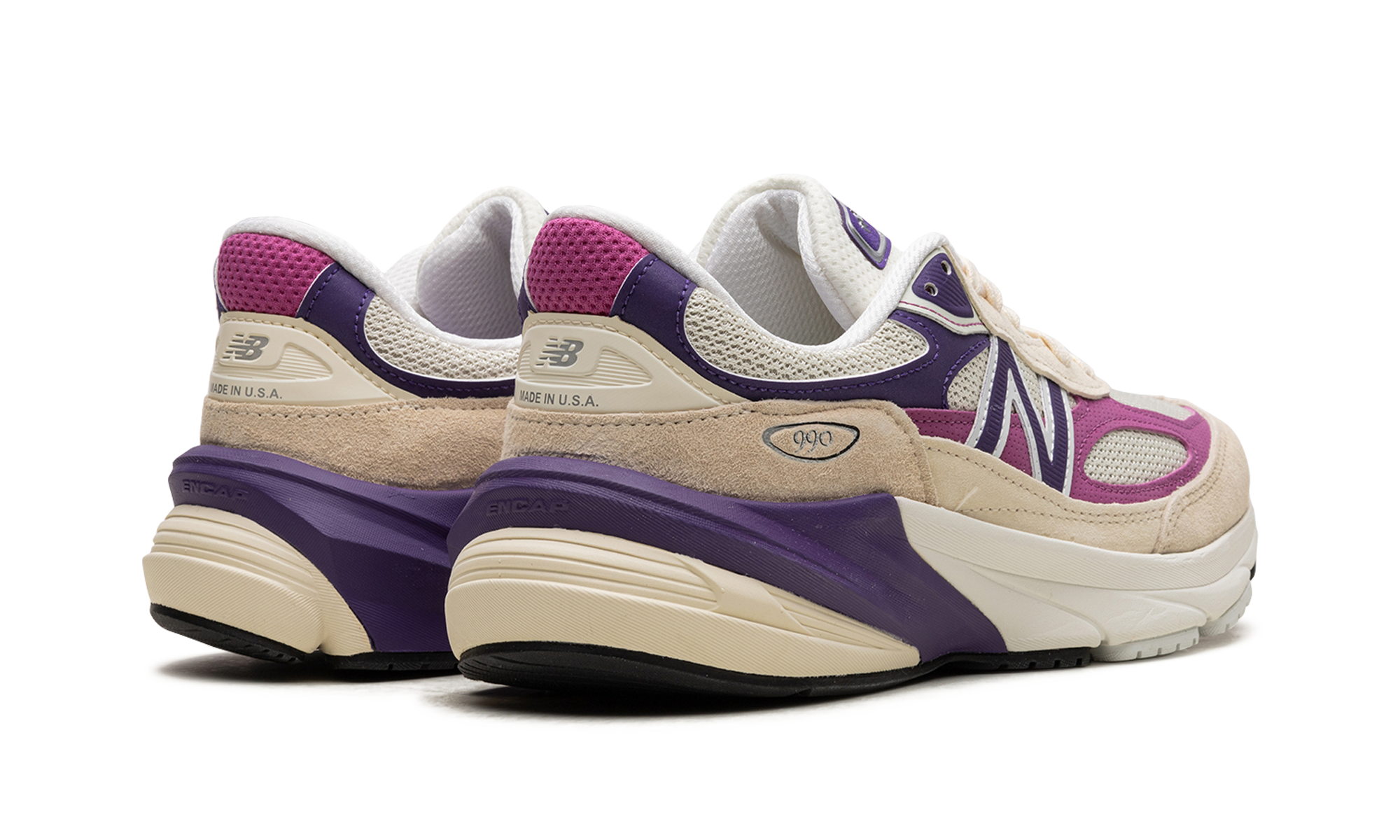 990v6 "Made In Usa - Macadamia Nut Magenta"