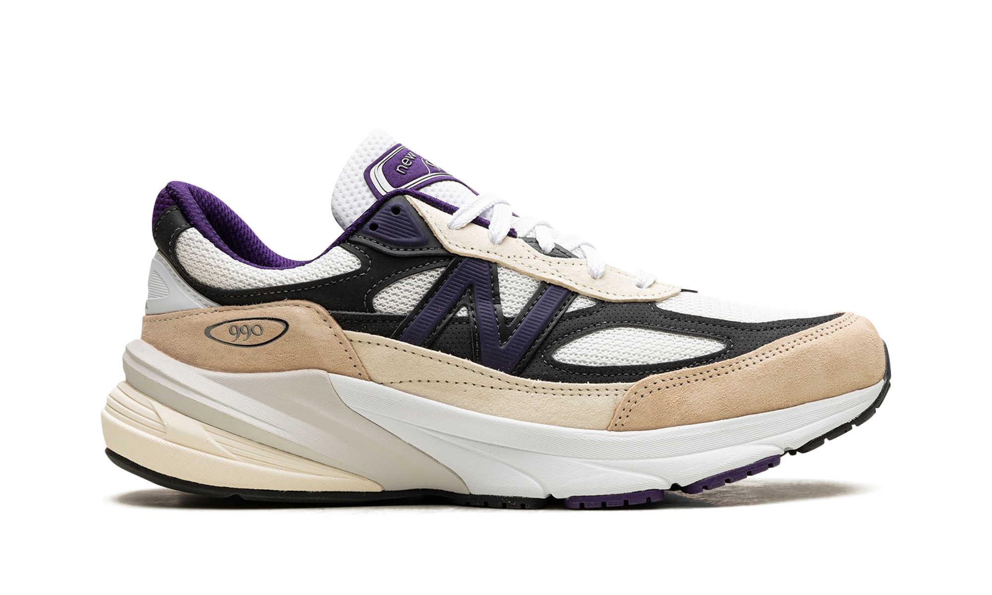 990v6 "Made In Usa - Teddy Santis White Black Plum"