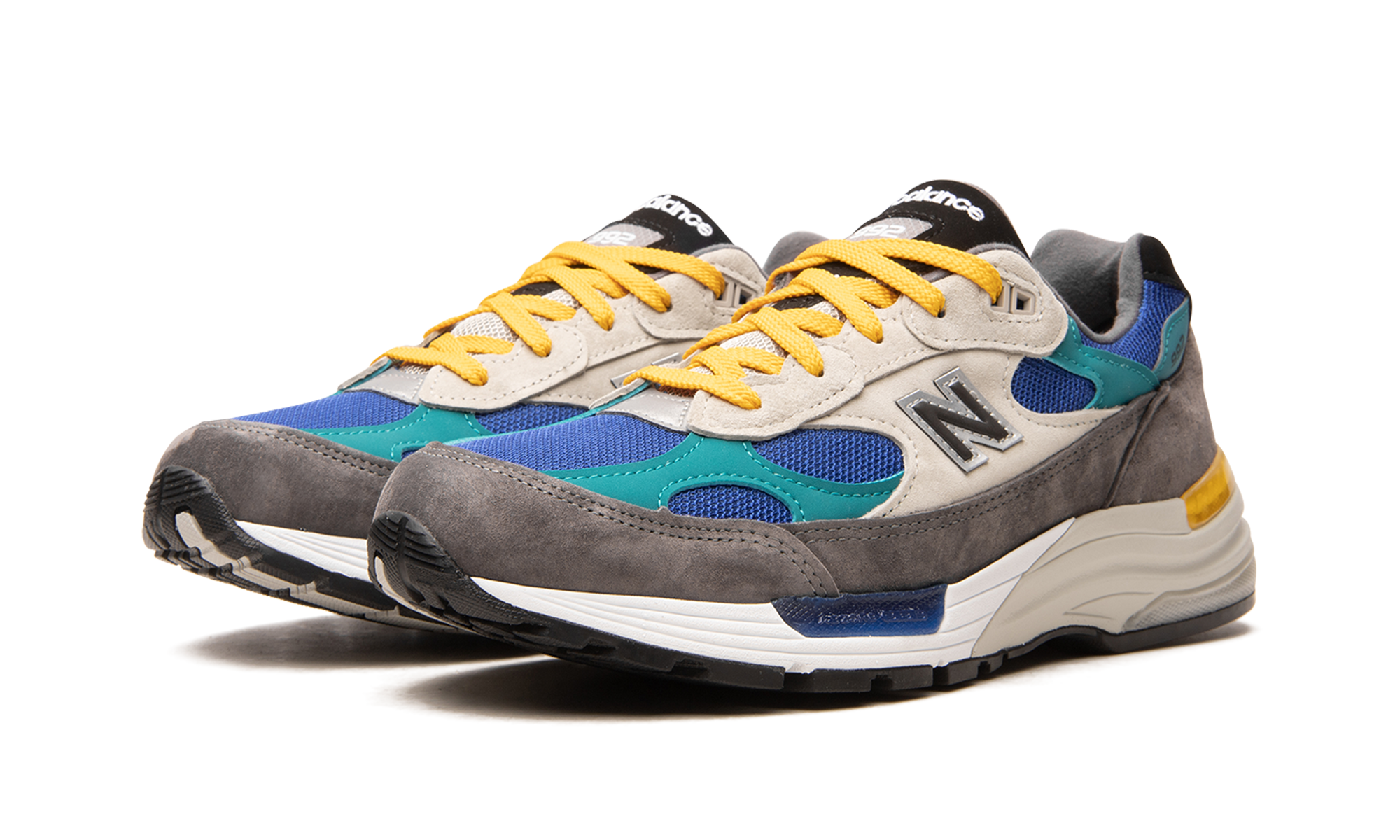 992 "Grey / Blue / Teal / Yellow"