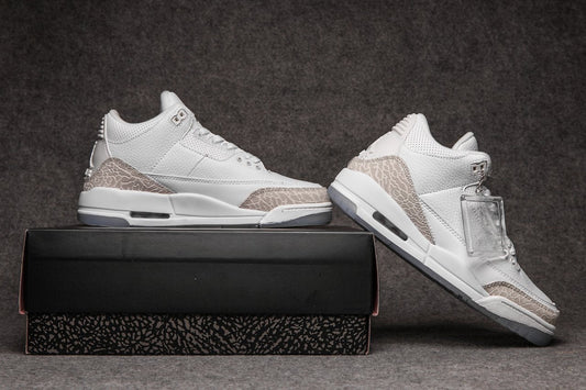 Air Jordan 3 White Grey Cement AJ3 Classic