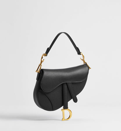Women's Small Saddle Bag With Latte and Gray Oblique Jacquard And Strap