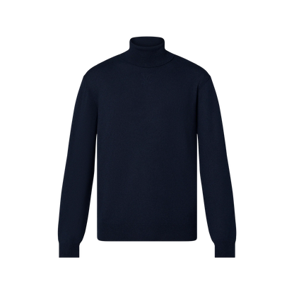 Men's Embossed Cashmere Turtleneck