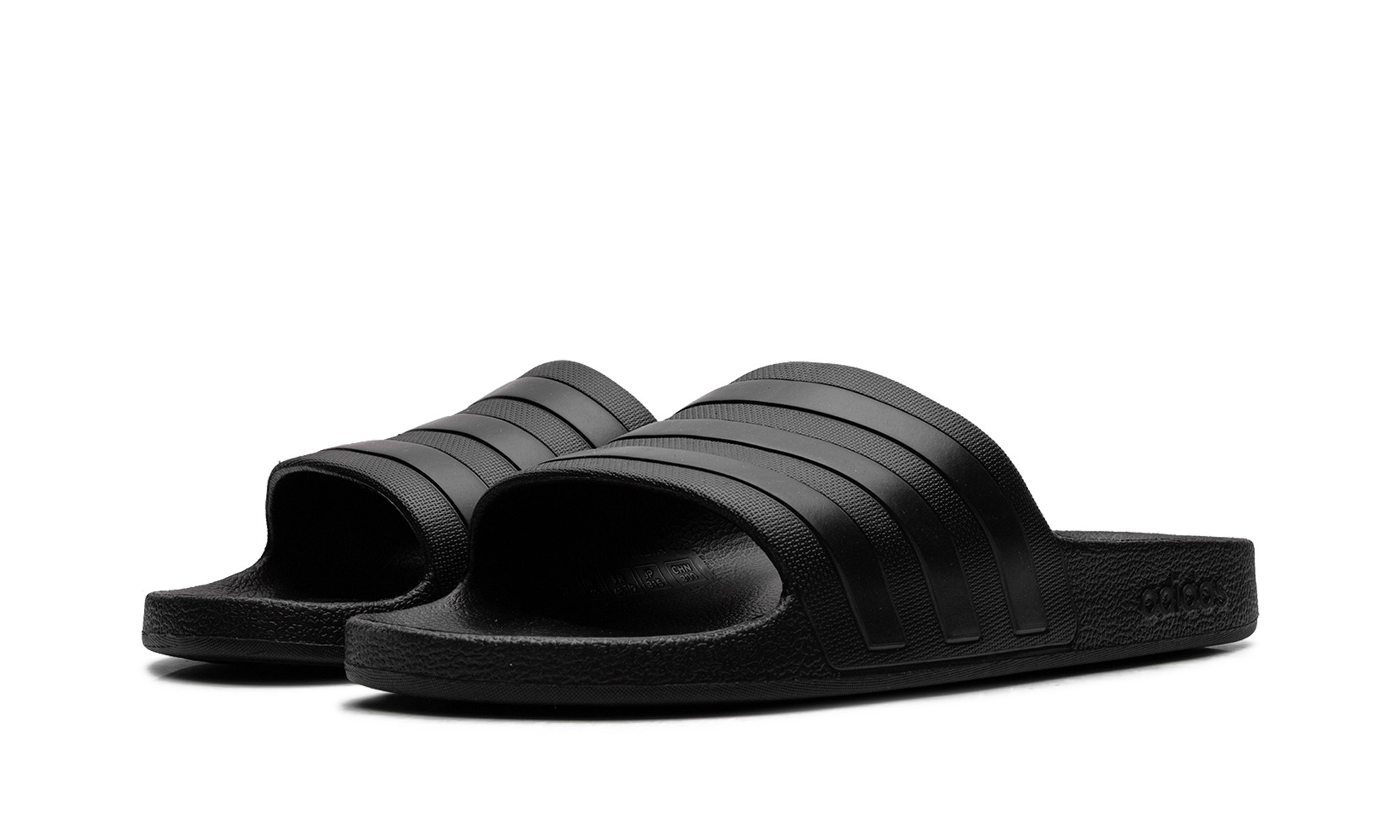 Adilette Aqua Slides "Core Black"