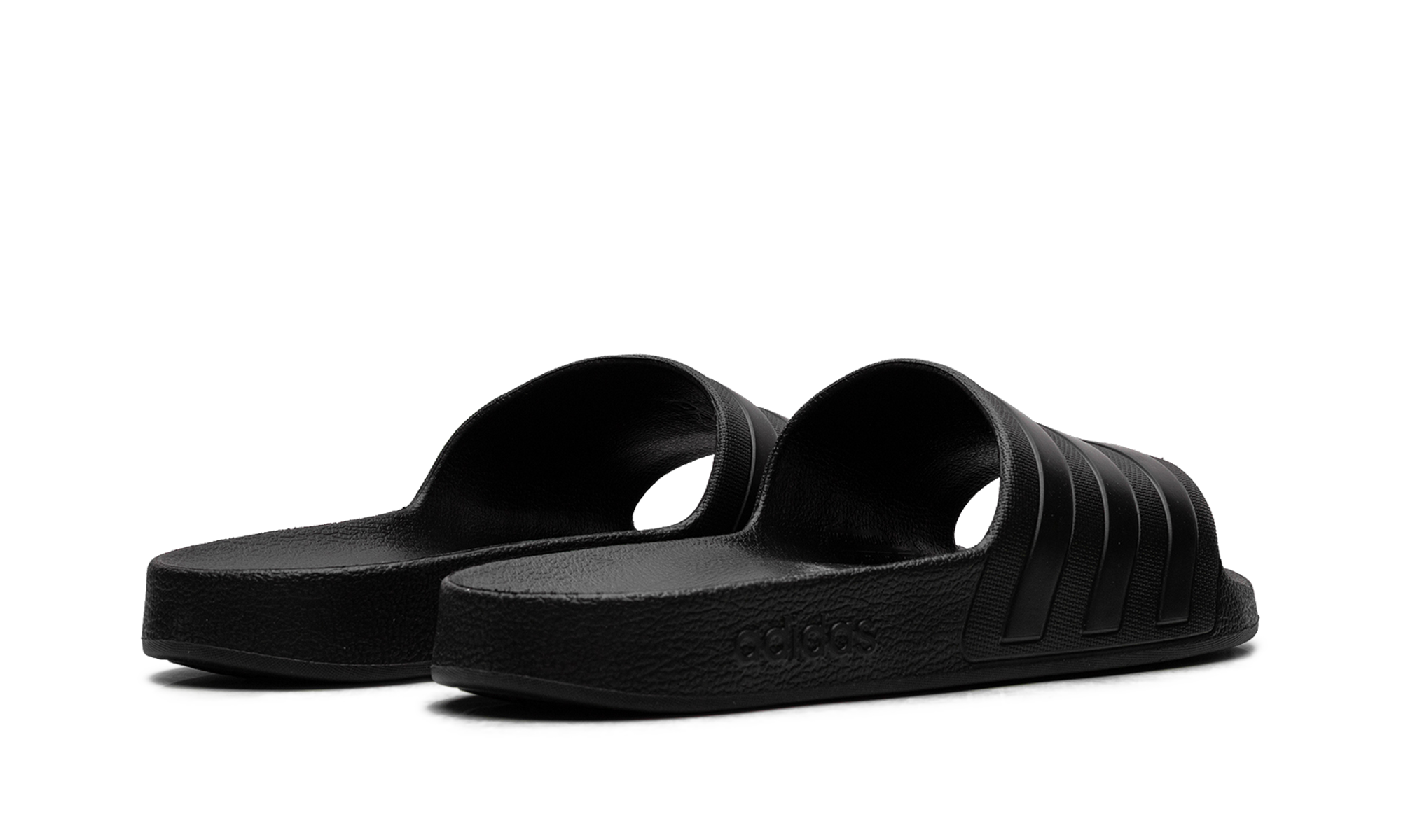 Adilette Aqua Slides "Core Black"