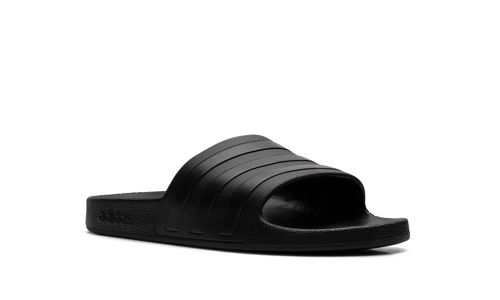 Adilette Aqua Slides "Core Black"